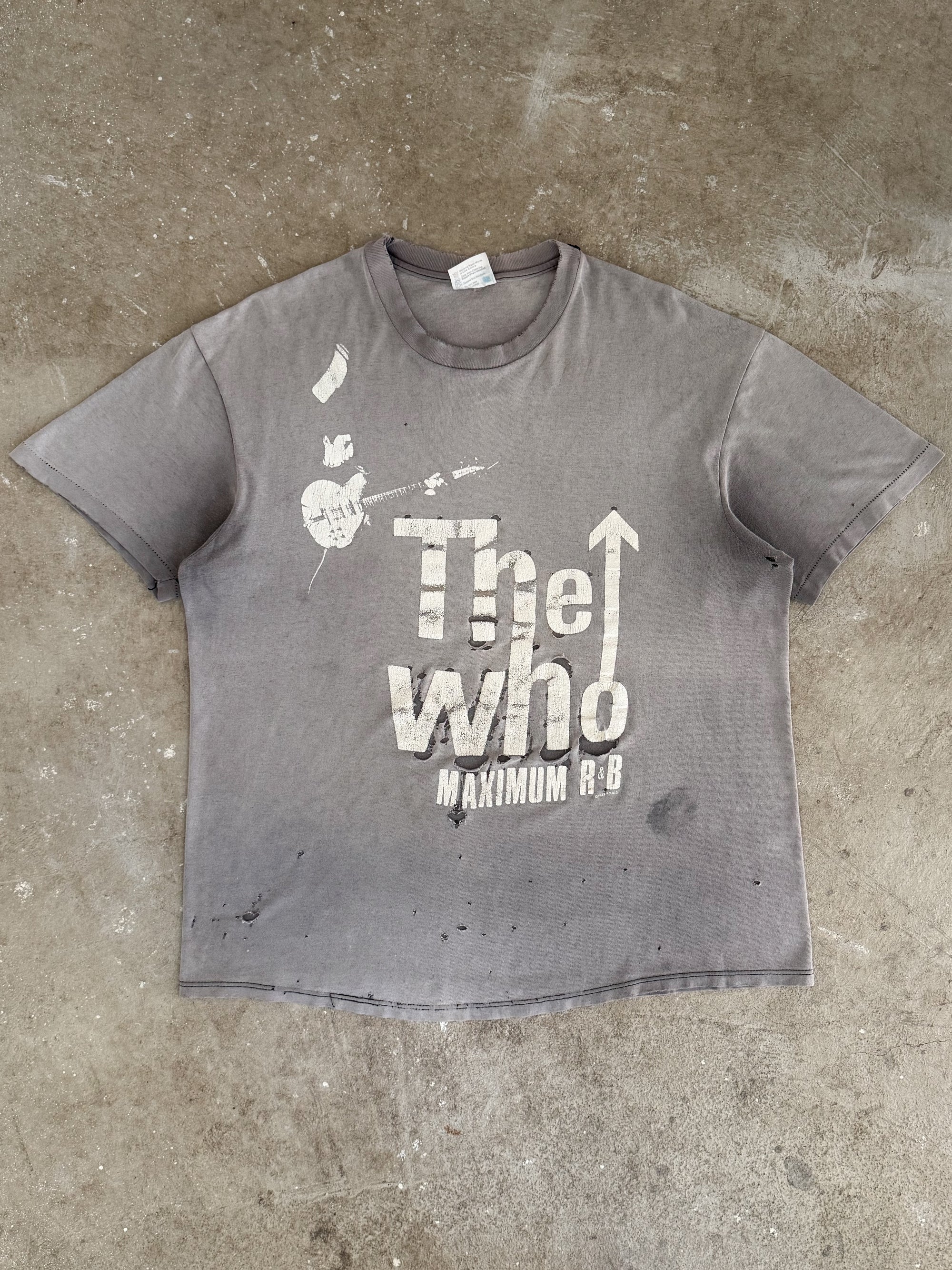 1989 The Who "The Kids Are Alright Tour" Faded Thrashed Tee (L)