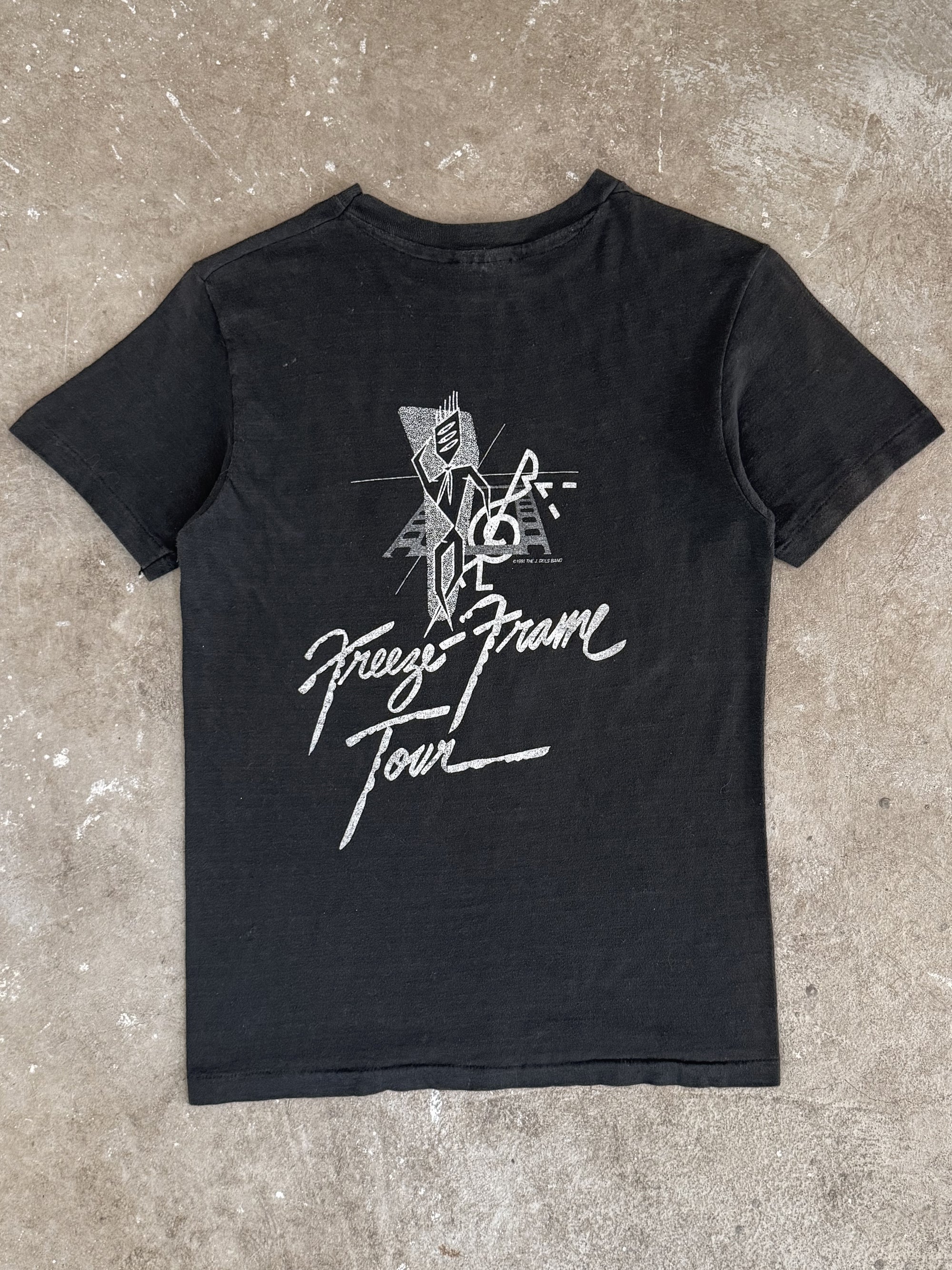1981 The J. Geils Band "Freeze Frame Tour" Tee (XS)