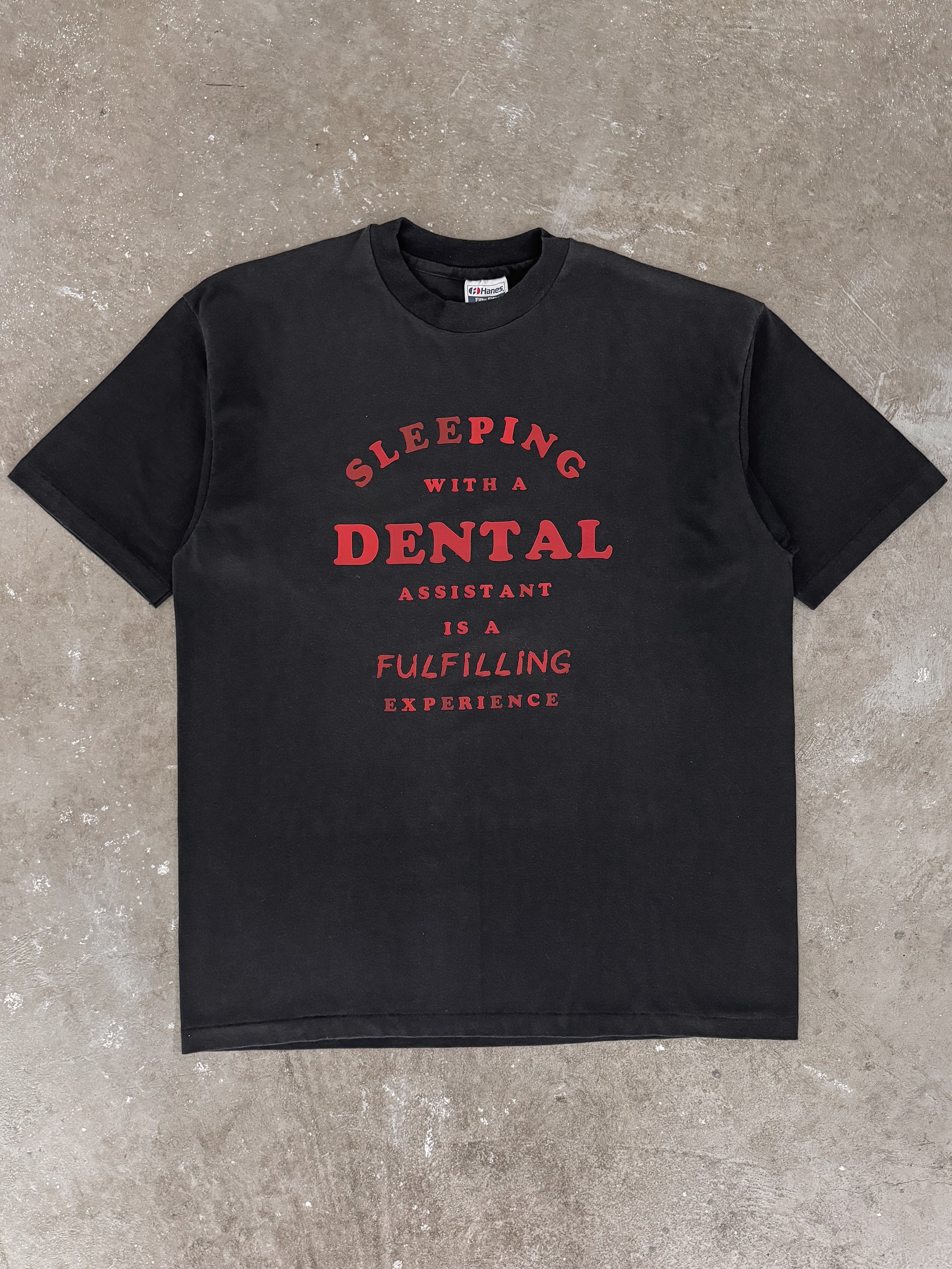 1990s “Sleeping With A Dental Assistant…” Single Stitched Tee (L/XL)