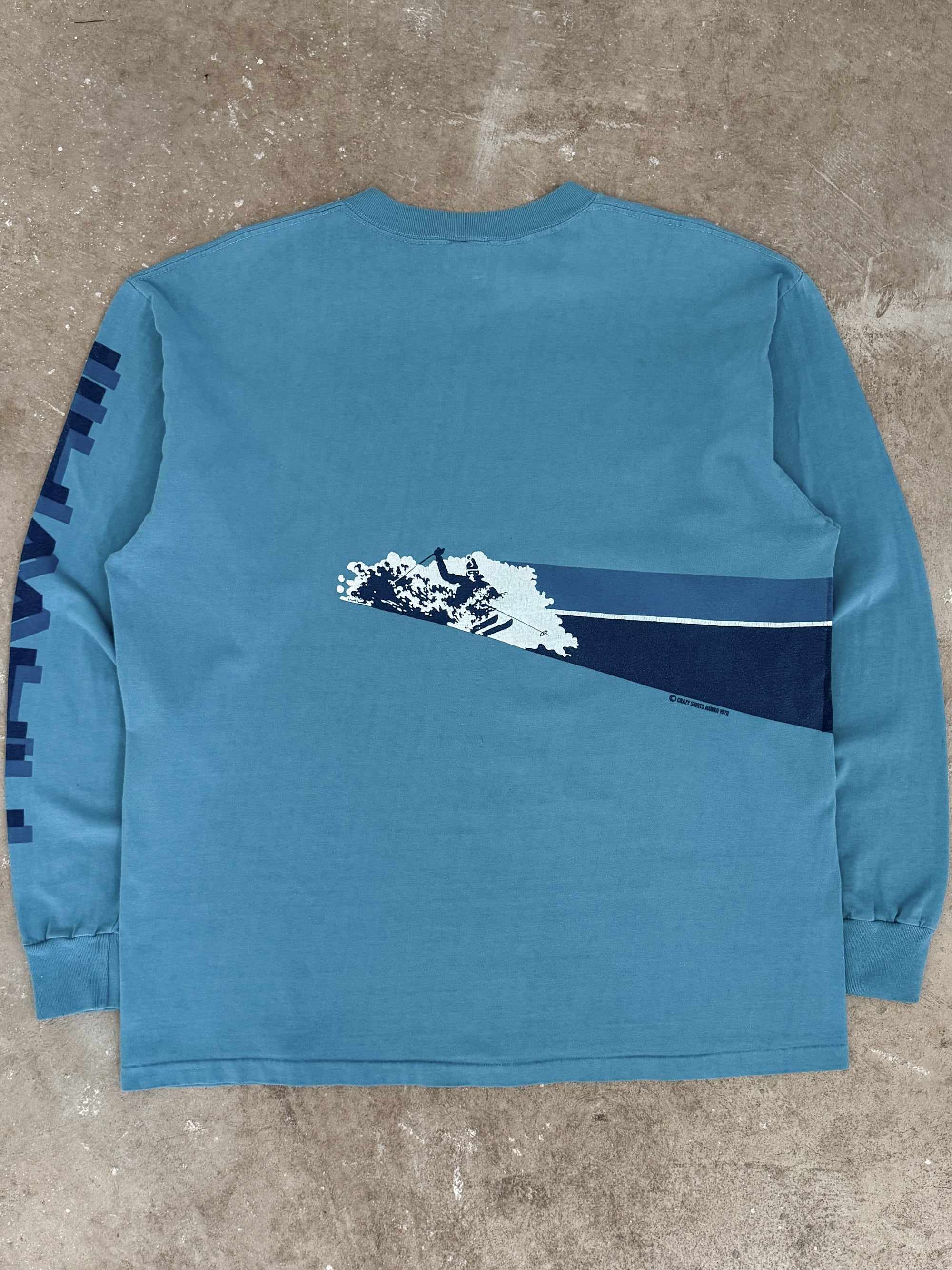 1970s/80s "Ski Hawaii" Long Sleeve Tee (XL)