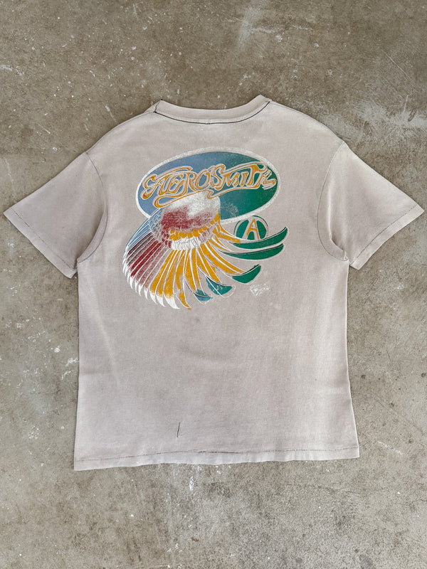 1980s Guns N Roses & Aerosmith Faded Tee (M)