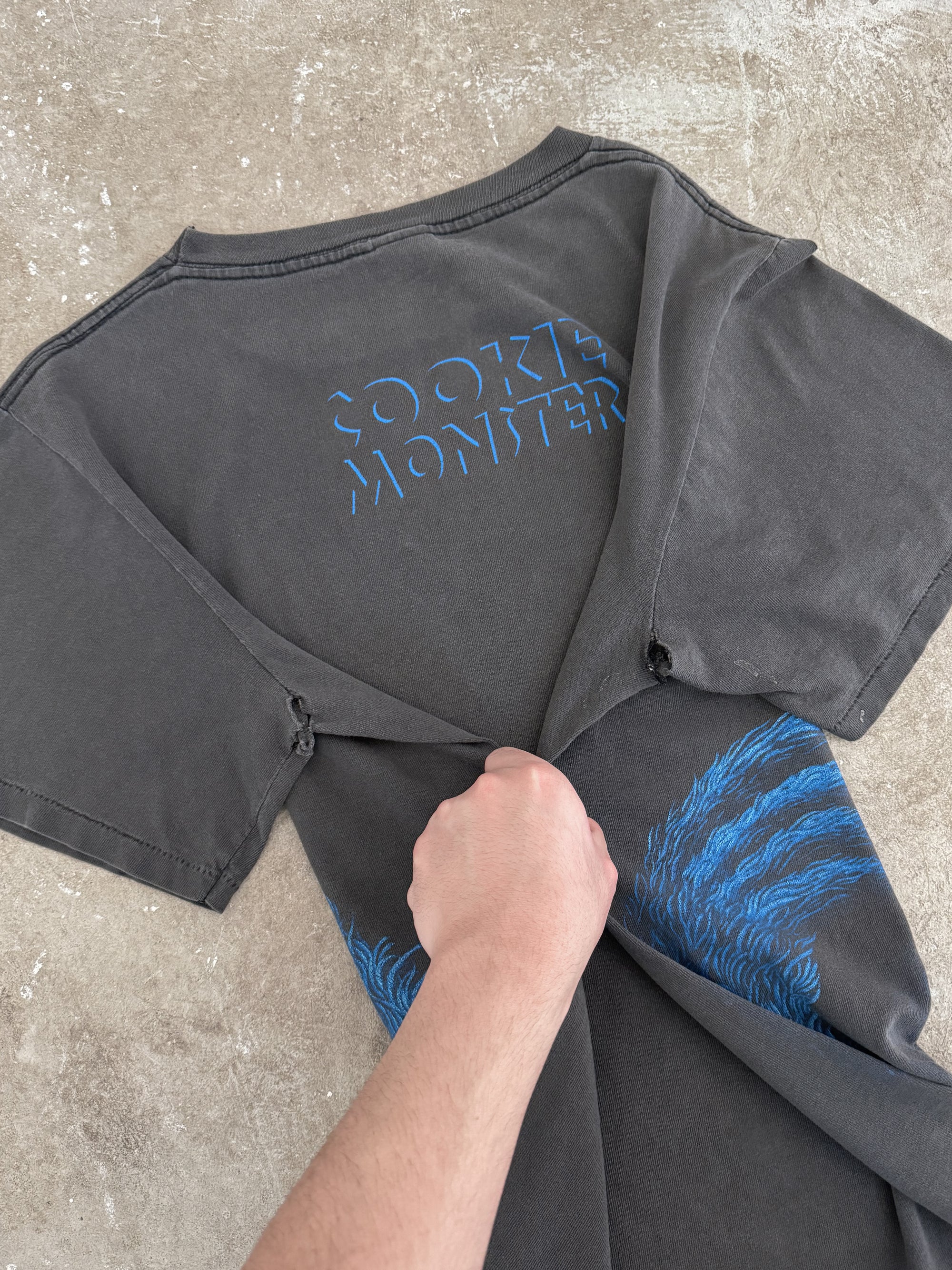 1990s "Cookie Monster" Faded Tee (M)