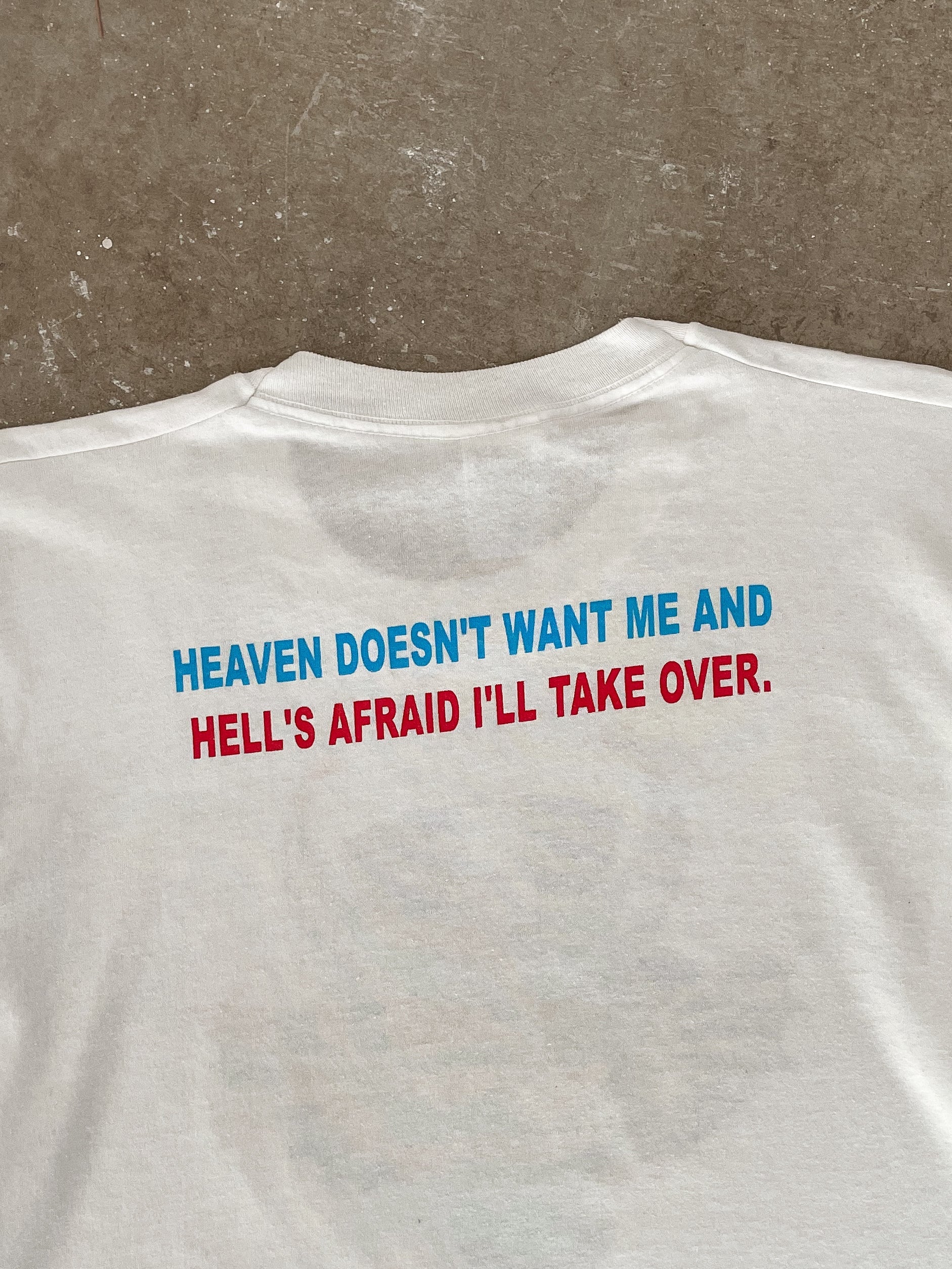 1990s “Heaven Doesn’t Want Me…” Long Sleeve Tee (M/L)