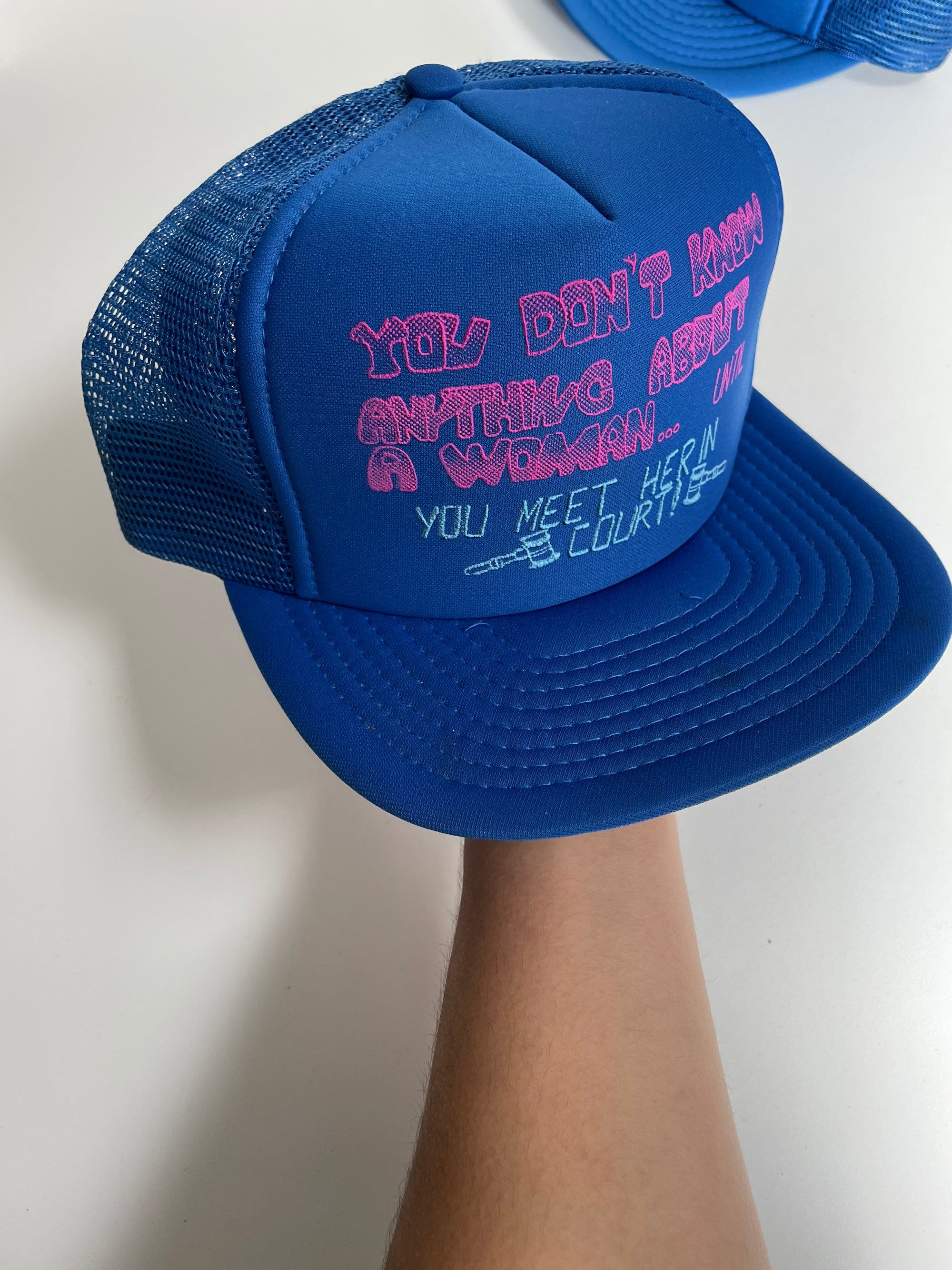 1980s “You Don’t Know Anything About A Woman…” Trucker Hat
