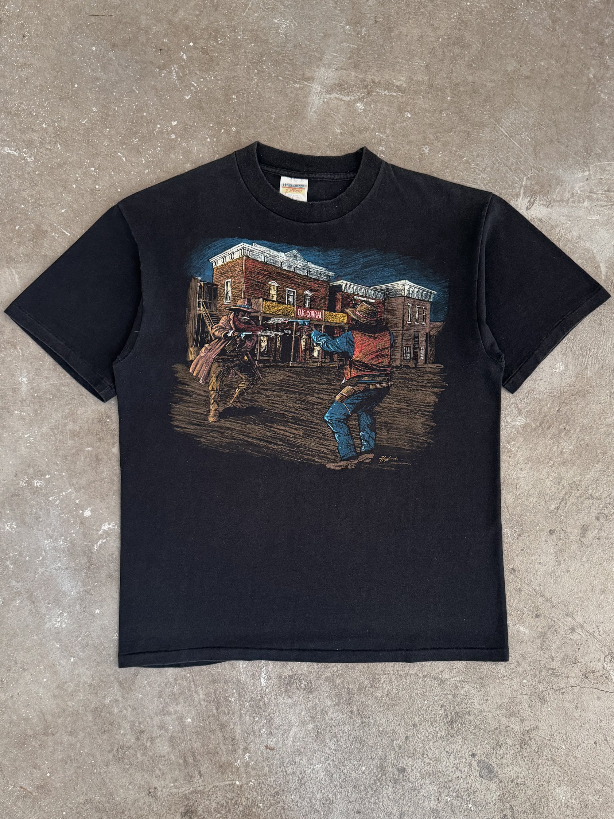 Early 90s "Cowboy Standoff" Tee (L)