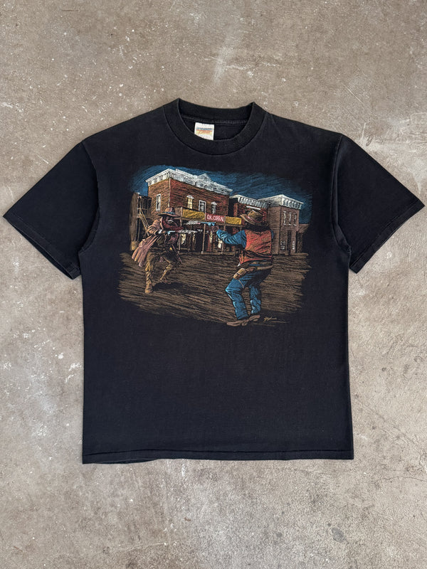 Early 90s "Cowboy Standoff" Tee (L)