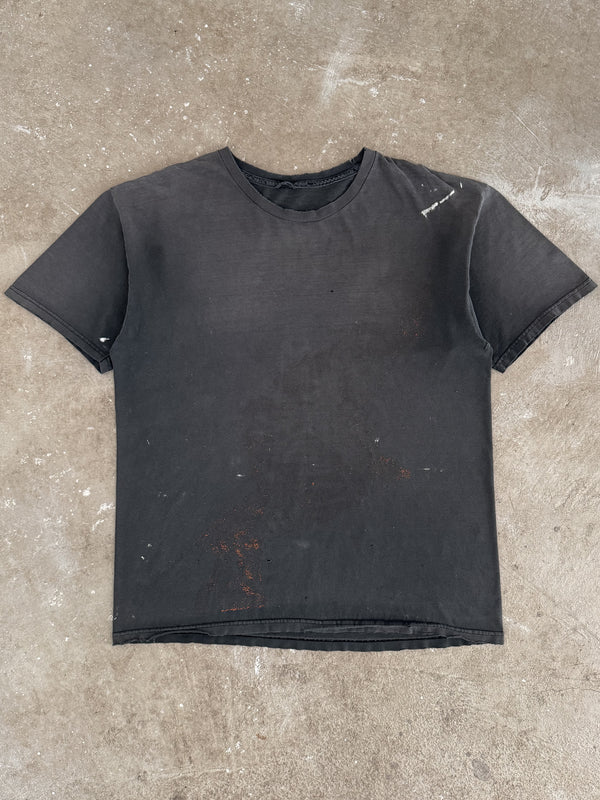 2000s Faded Black Painters Tee (L)