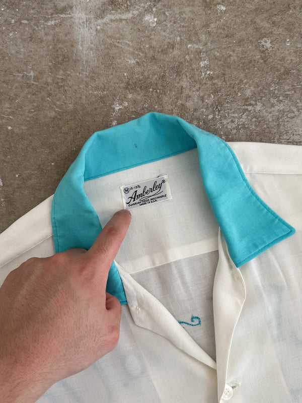 1950s "Walt" Chain Stitched Bowling Shirt (M)