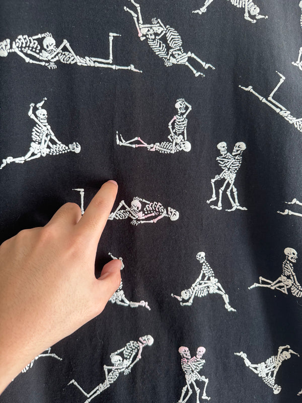 1990s Fashion Victim "Skeleton Sex Positions" Tee (L)