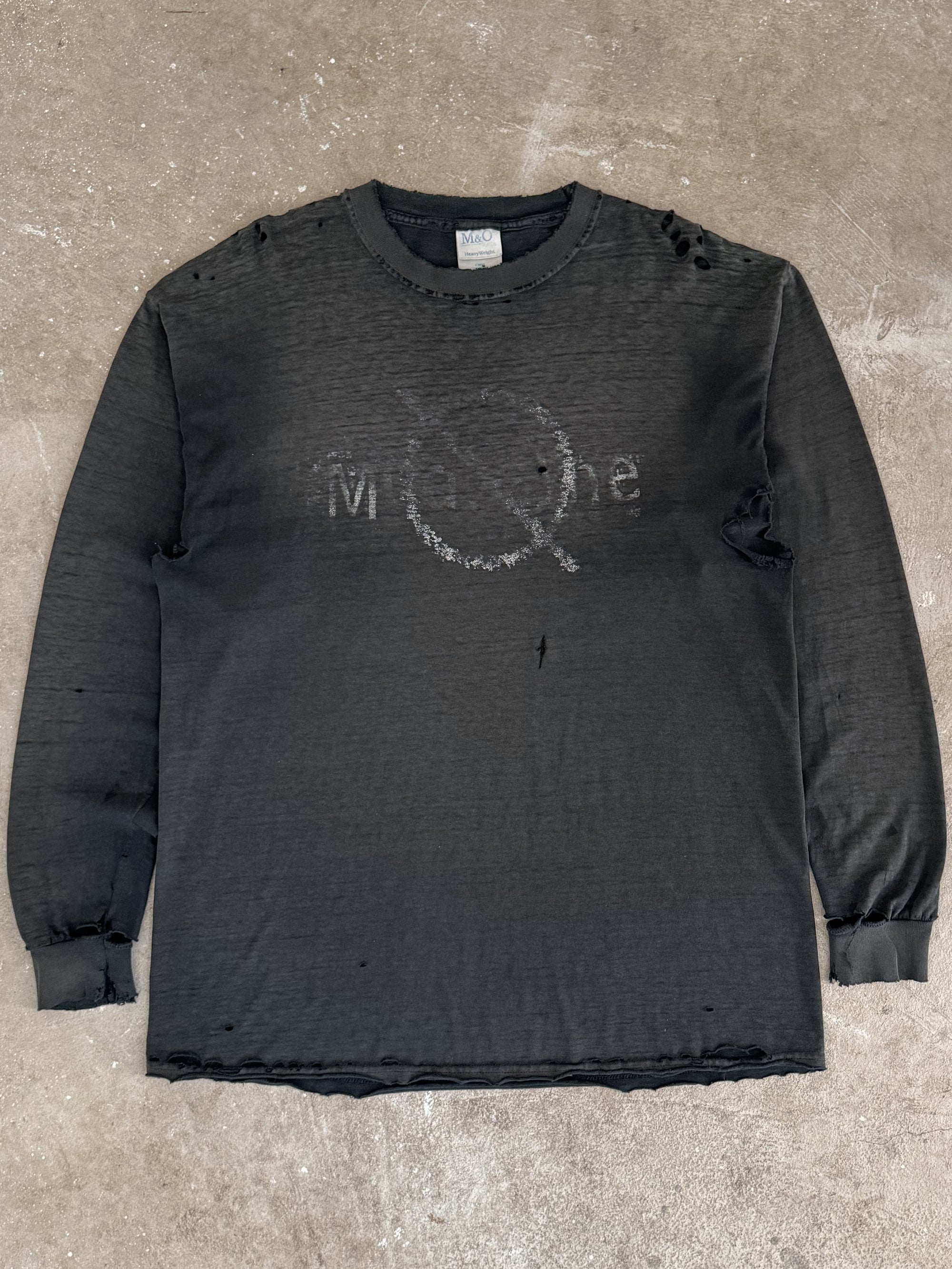 2000s Mudvayne "I Am Nothing" Thrashed Long Sleeve Tee (L)