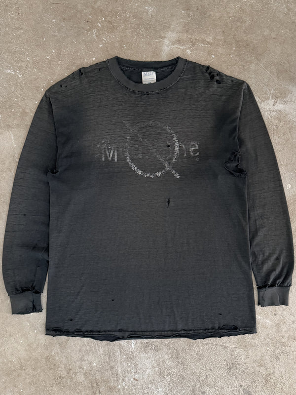 2000s Mudvayne "I Am Nothing" Thrashed Long Sleeve Tee (L)