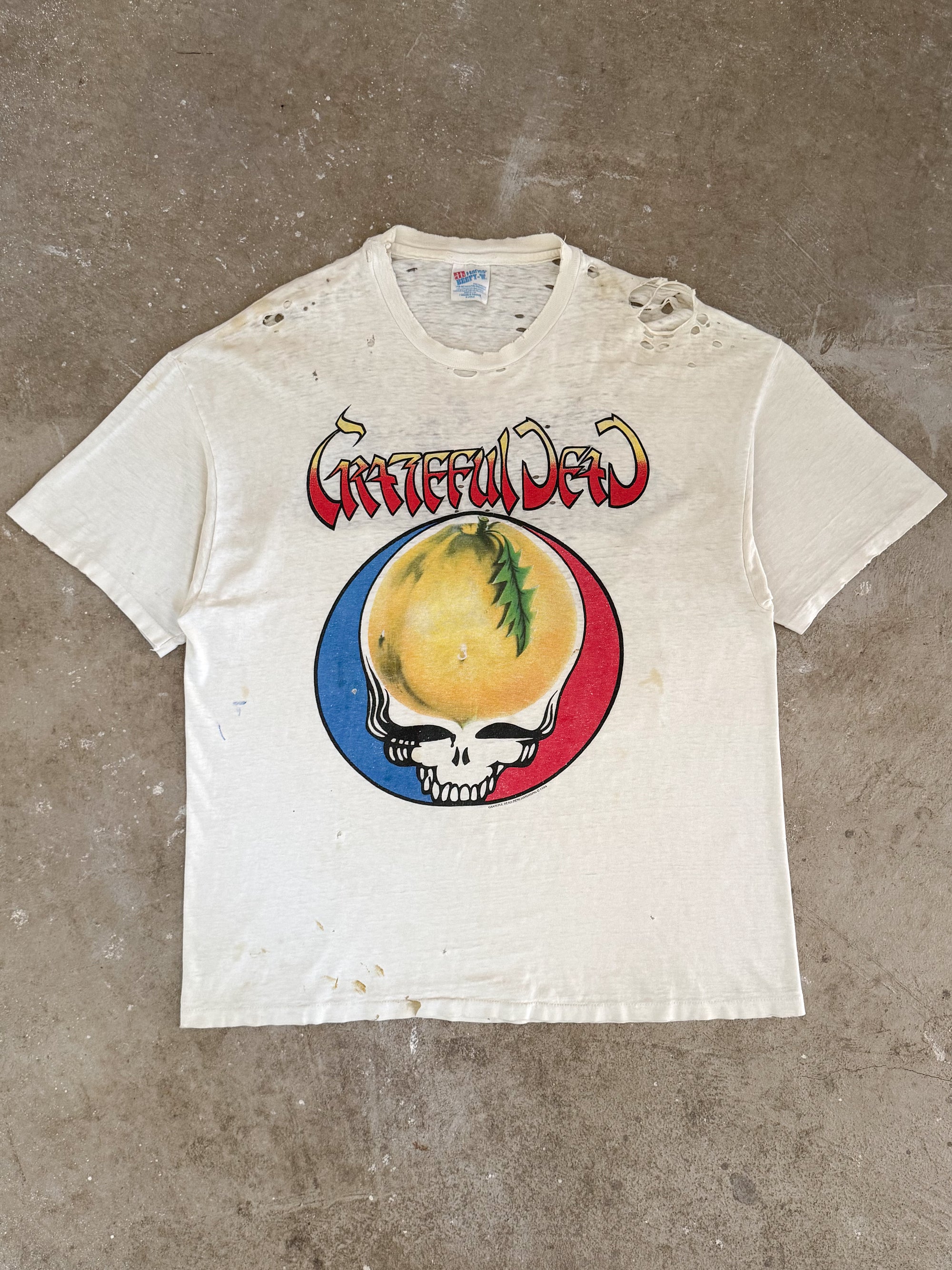 1994 Grateful Dead "Atlanta Peach" Thrashed Tee (XL)