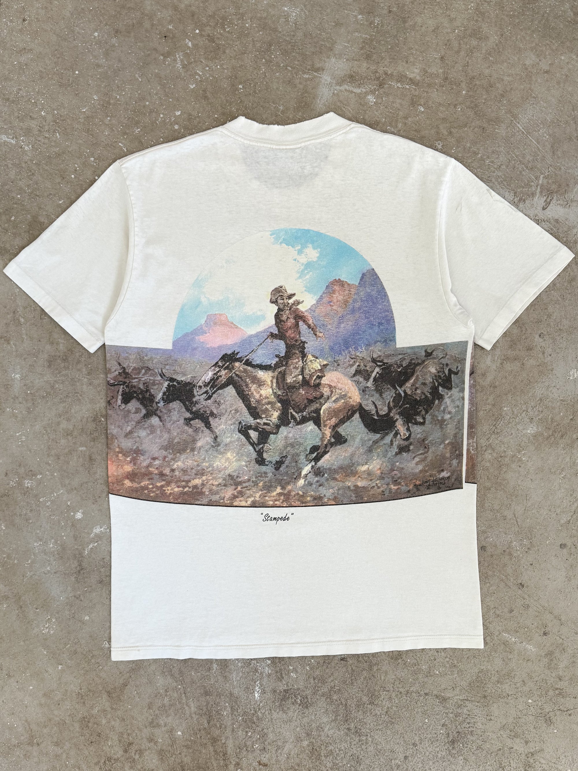 1980s/90s "Stampede Cowboy Art" Tee (M)