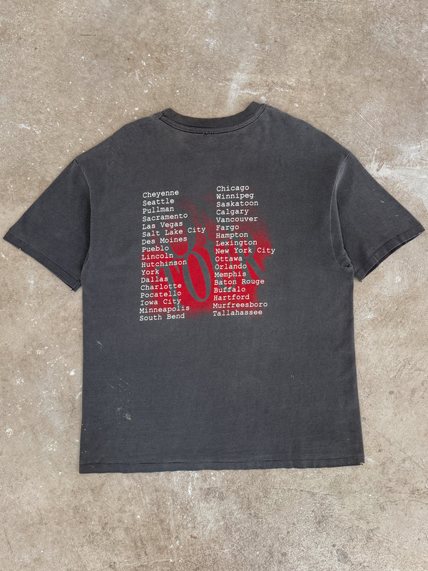 1993 Garth Brooks "World Tour" Faded Painters Tee (XL)
