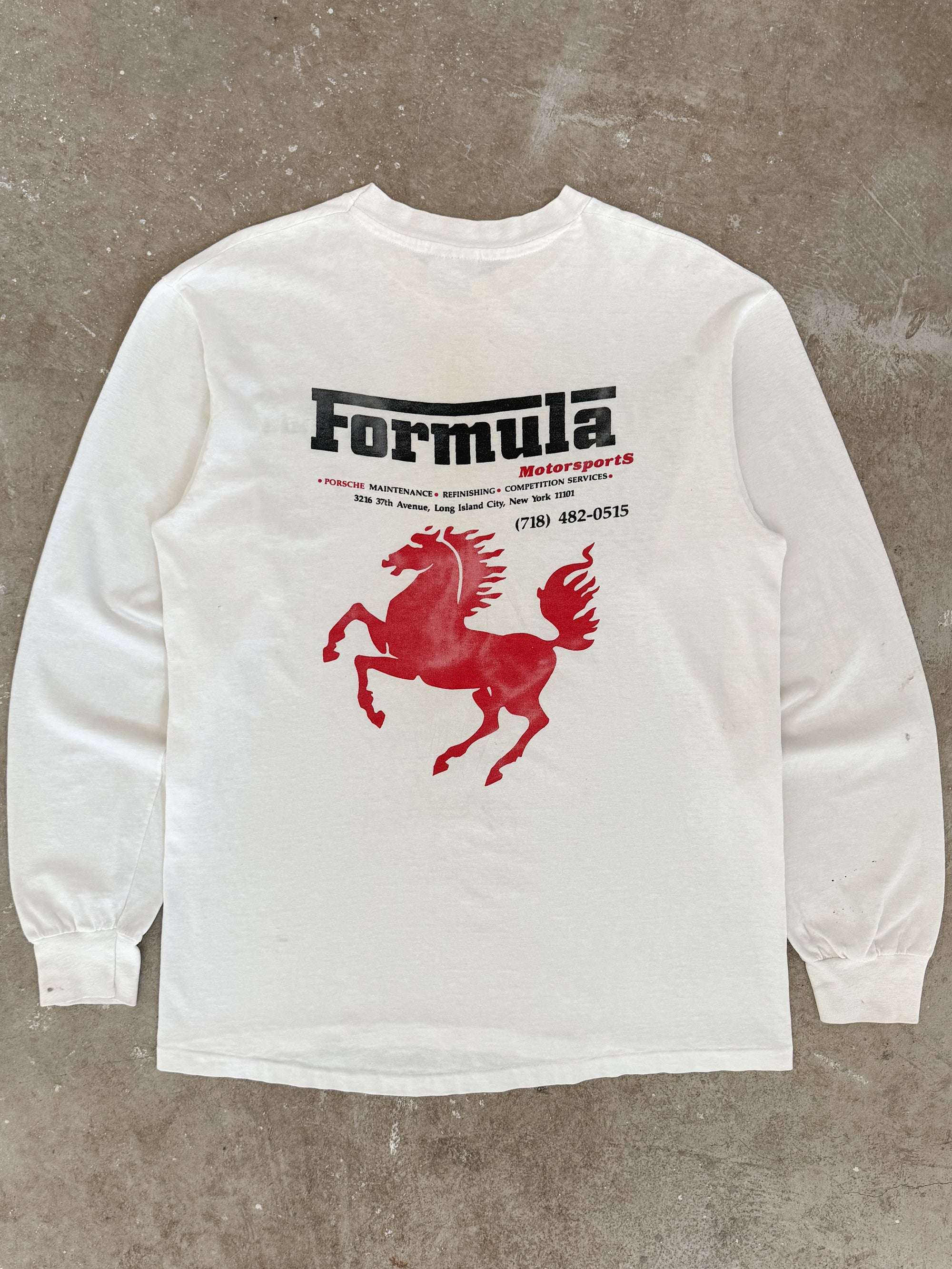 1990s "Formula Motorsports" Long Sleeve Tee (M)