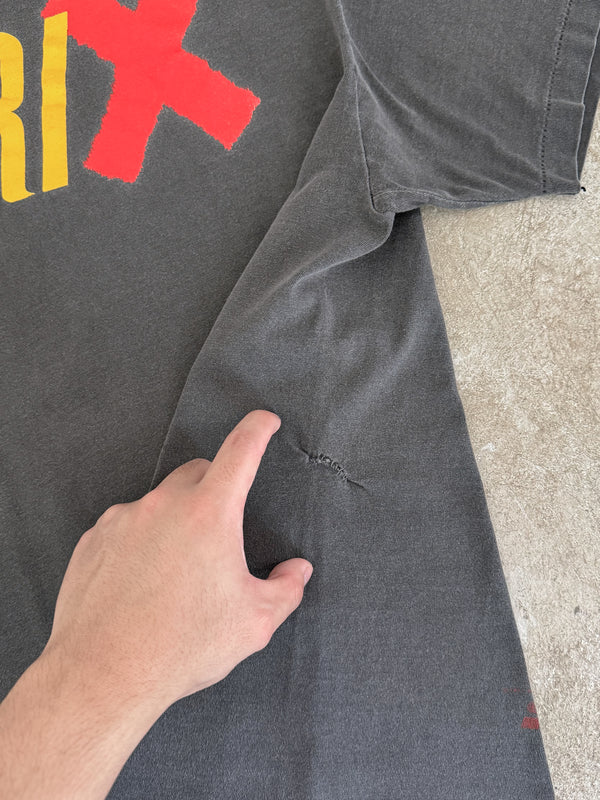 1991 Jimi Hendrix "Burning Guitar" Faded Tee (L)