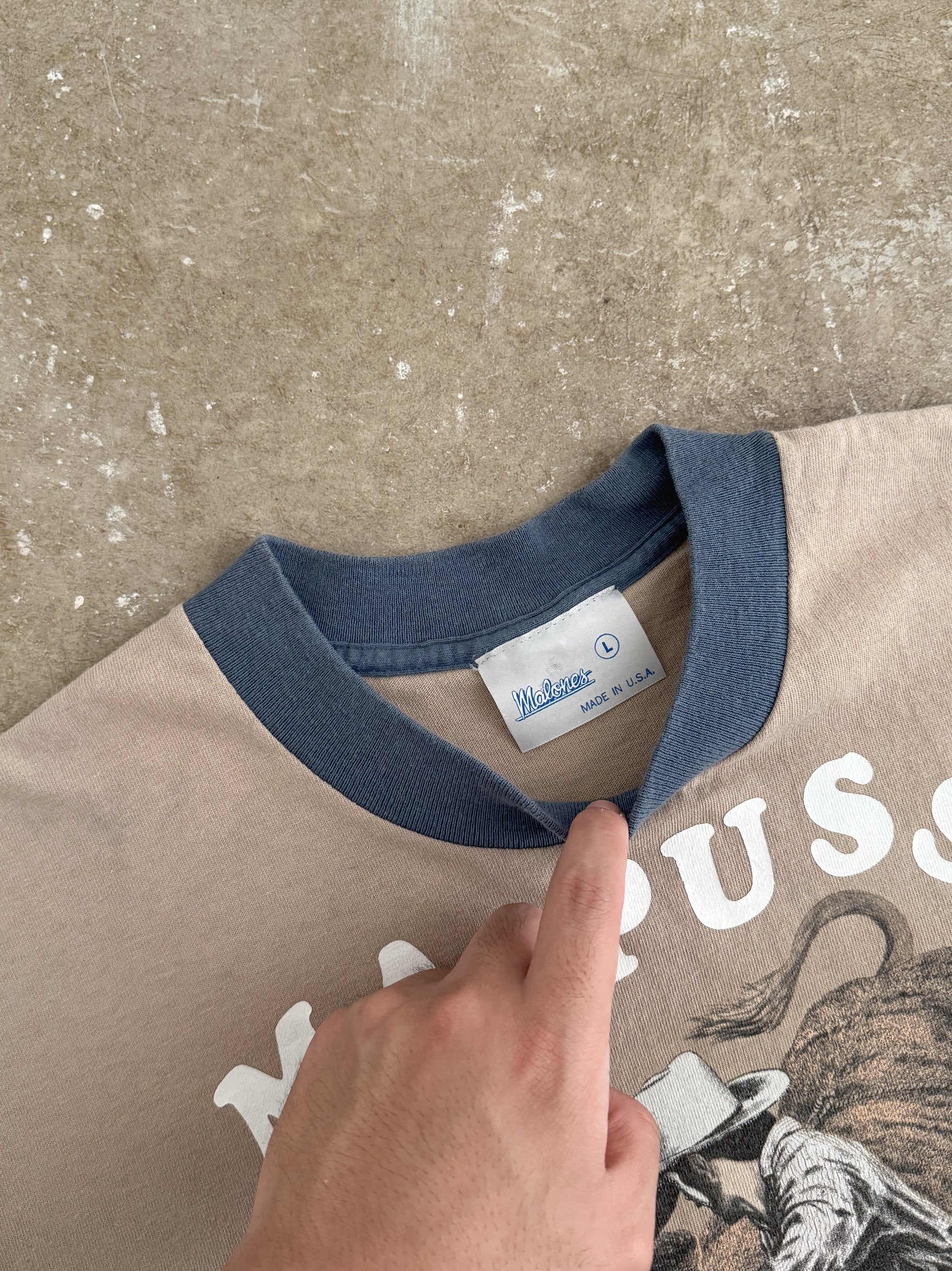 Mid 90s "Ma-Puss Cowboy" Tee (L)