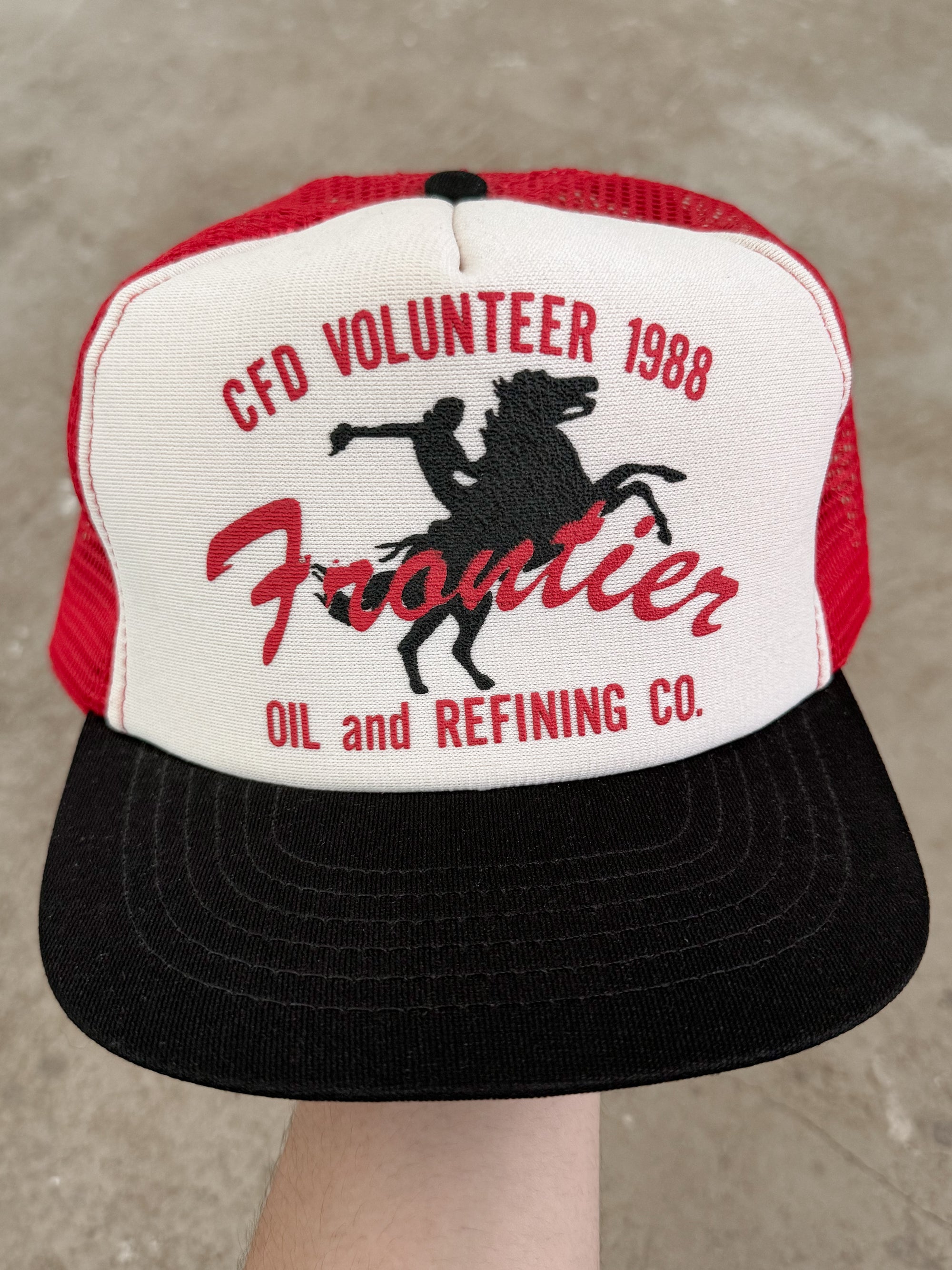 1980s "Frontier Oil" Trucker Hat