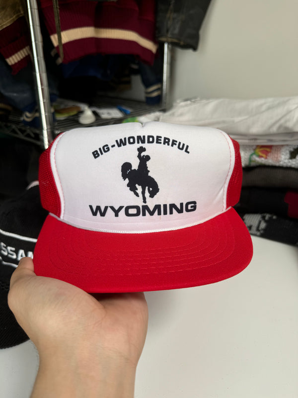 1980s "Big Wonderful Wyoming" Trucker Hat