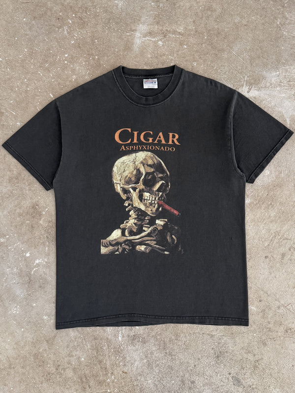 Early 00s "Cigar Asphyxionado" Van Gogh Parody Tee (L)