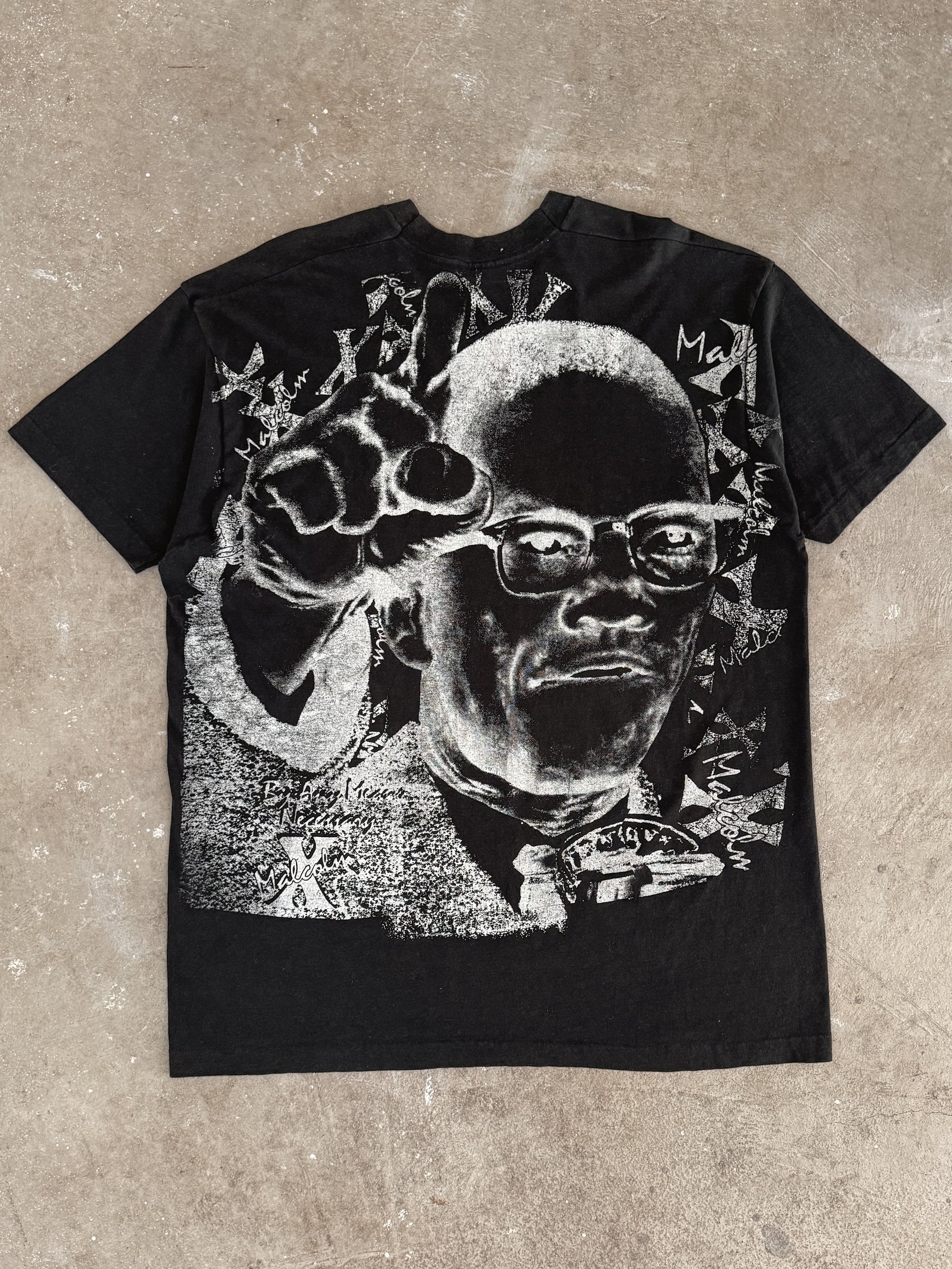1980s "Malcolm X" AOP Tee (XL)