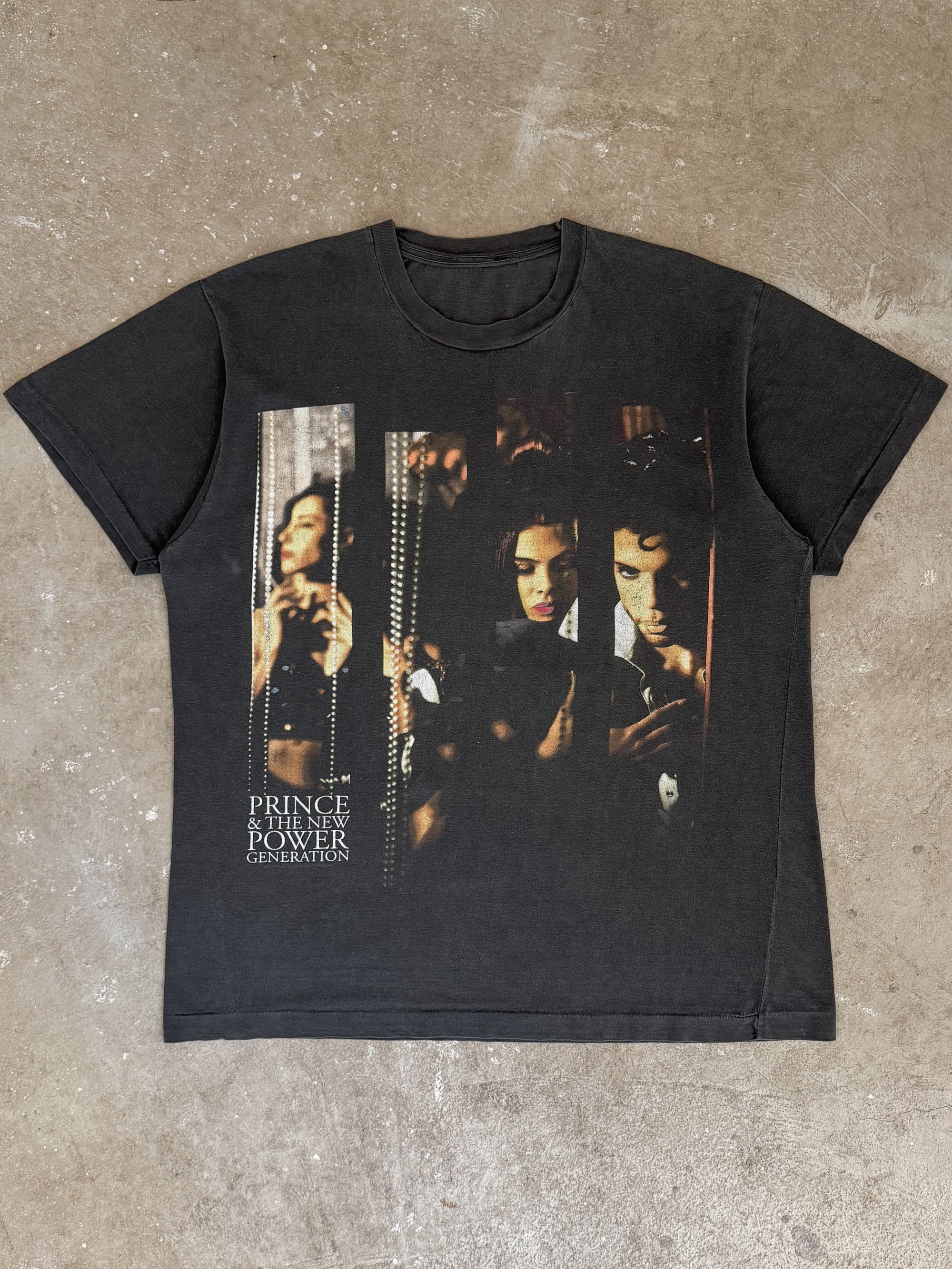 1991 Prince "Diamonds and Pearls" Faded Tee (L)