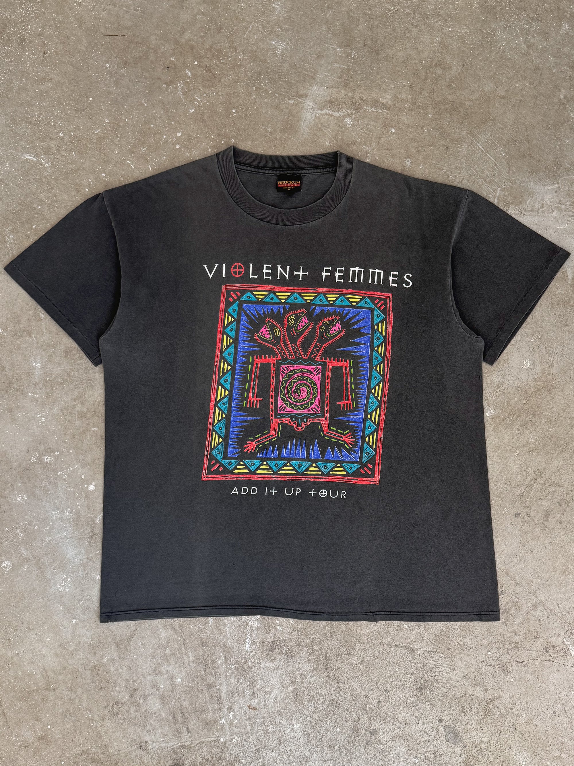 1993 Violent Femmes "Add It Up Tour" Faded Tee (XL)