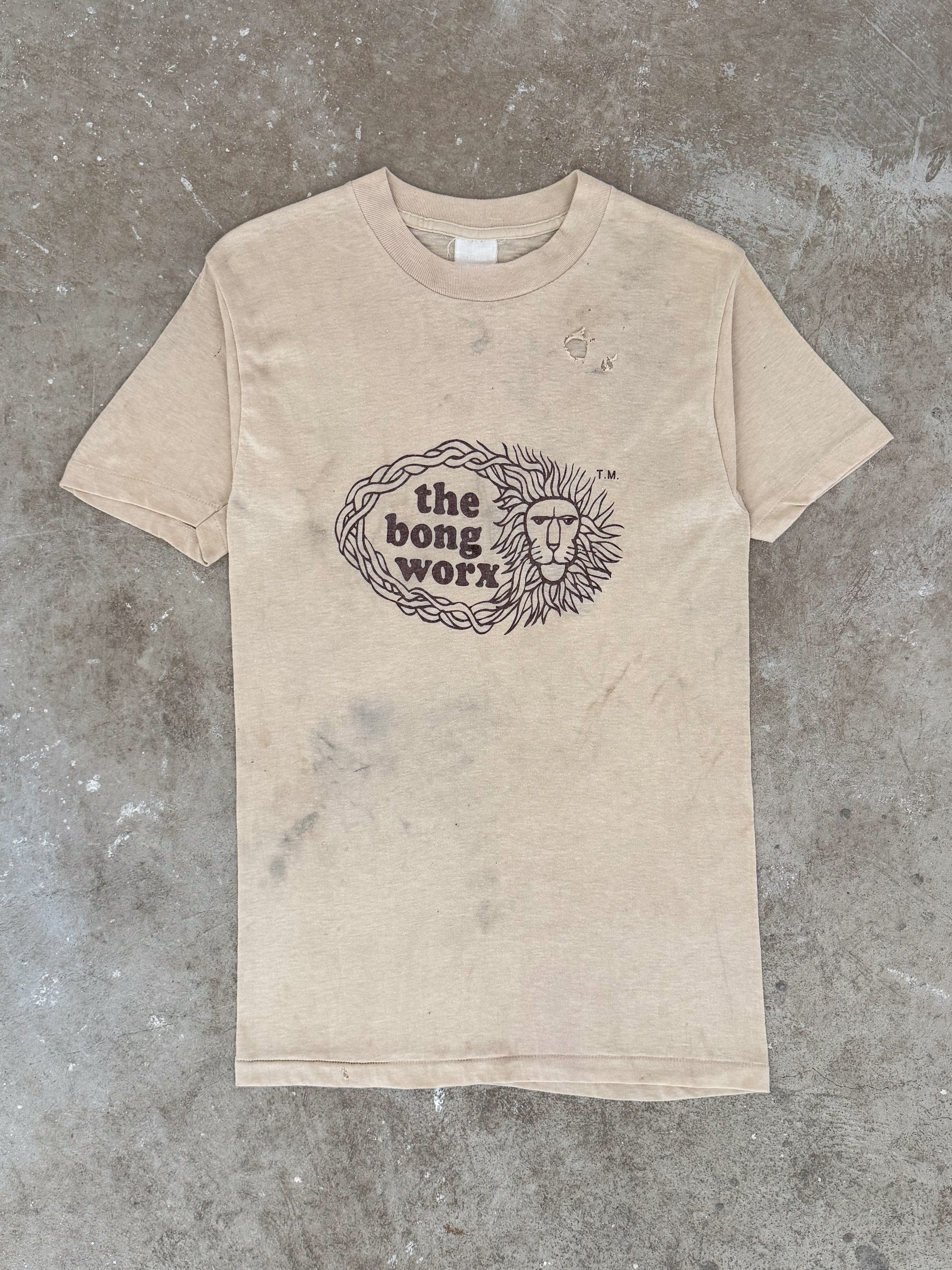 Late 70s "The Bong Worx" Thrashed Tee (XS)