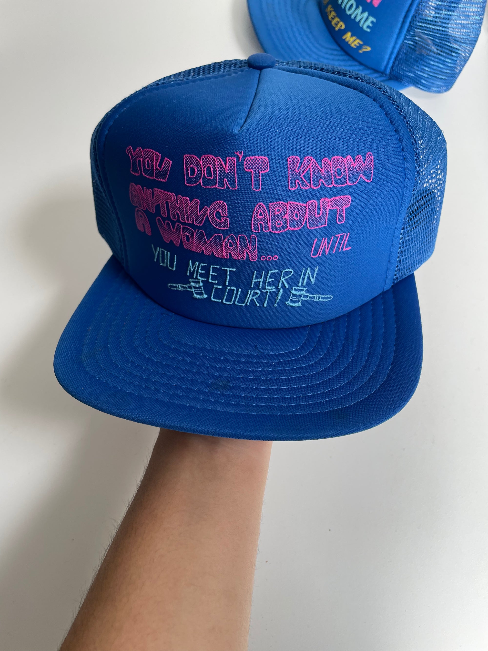 1980s “You Don’t Know Anything About A Woman…” Trucker Hat