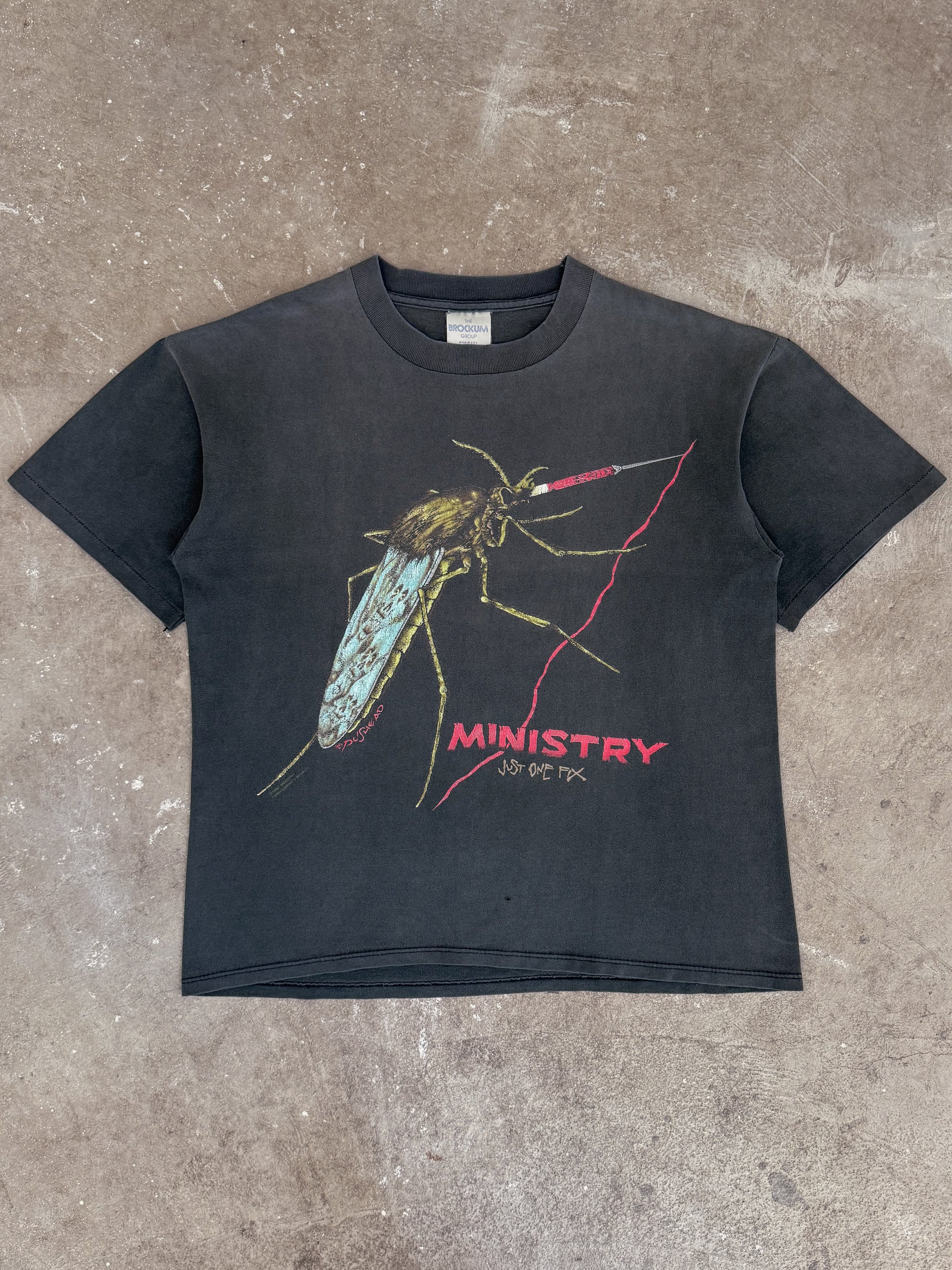 1992 Ministry "Just One Fix" Faded Tee (L)