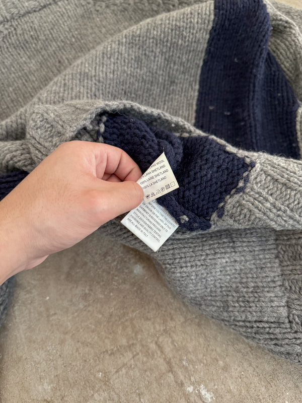 1990s Marlboro Classics Dual Zip Cardigan (L)