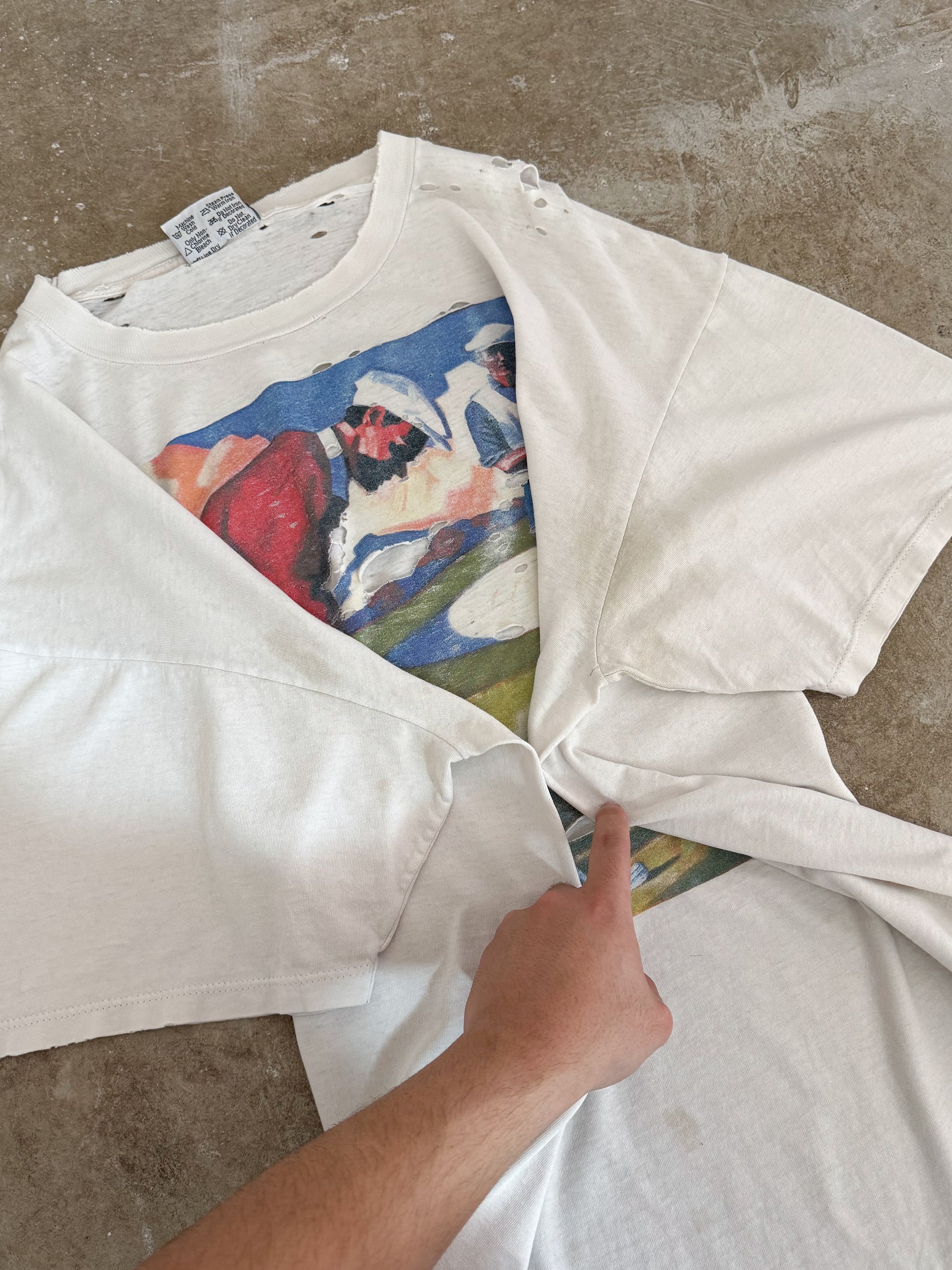 1990s "Cassidy Golf Art" Thrashed Tee (XL)