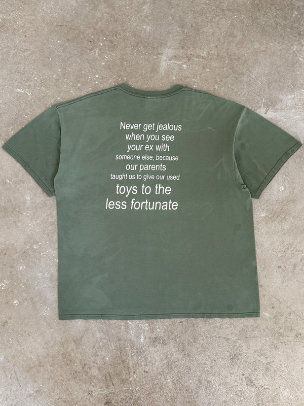 2000s "Never Get Jealous..." Tee (XL)