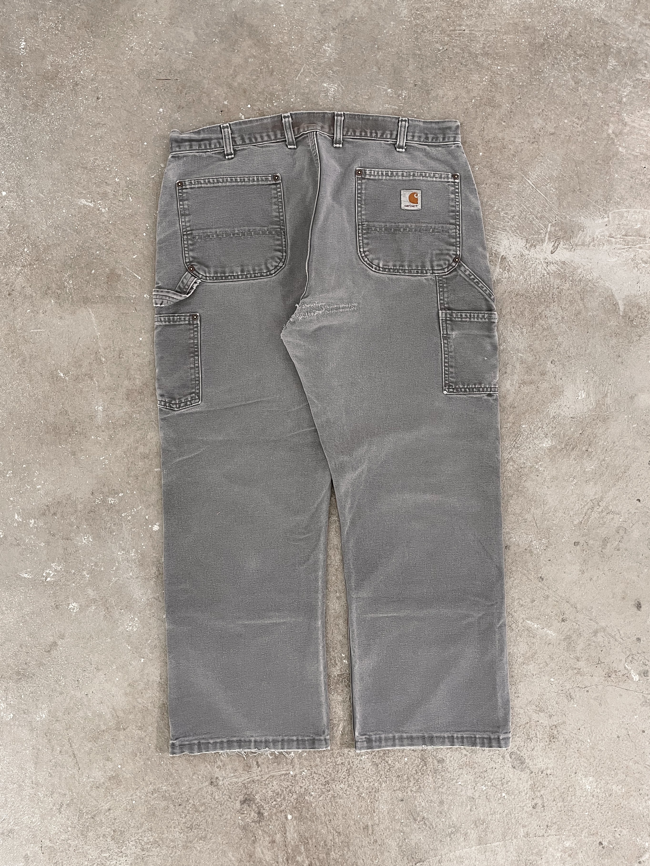 Carhartt EB136 Gravel Grey Double Knee Work Pants (37X27 Carhartt EB136 Gravel Grey Double Knee Work Pants (37X27