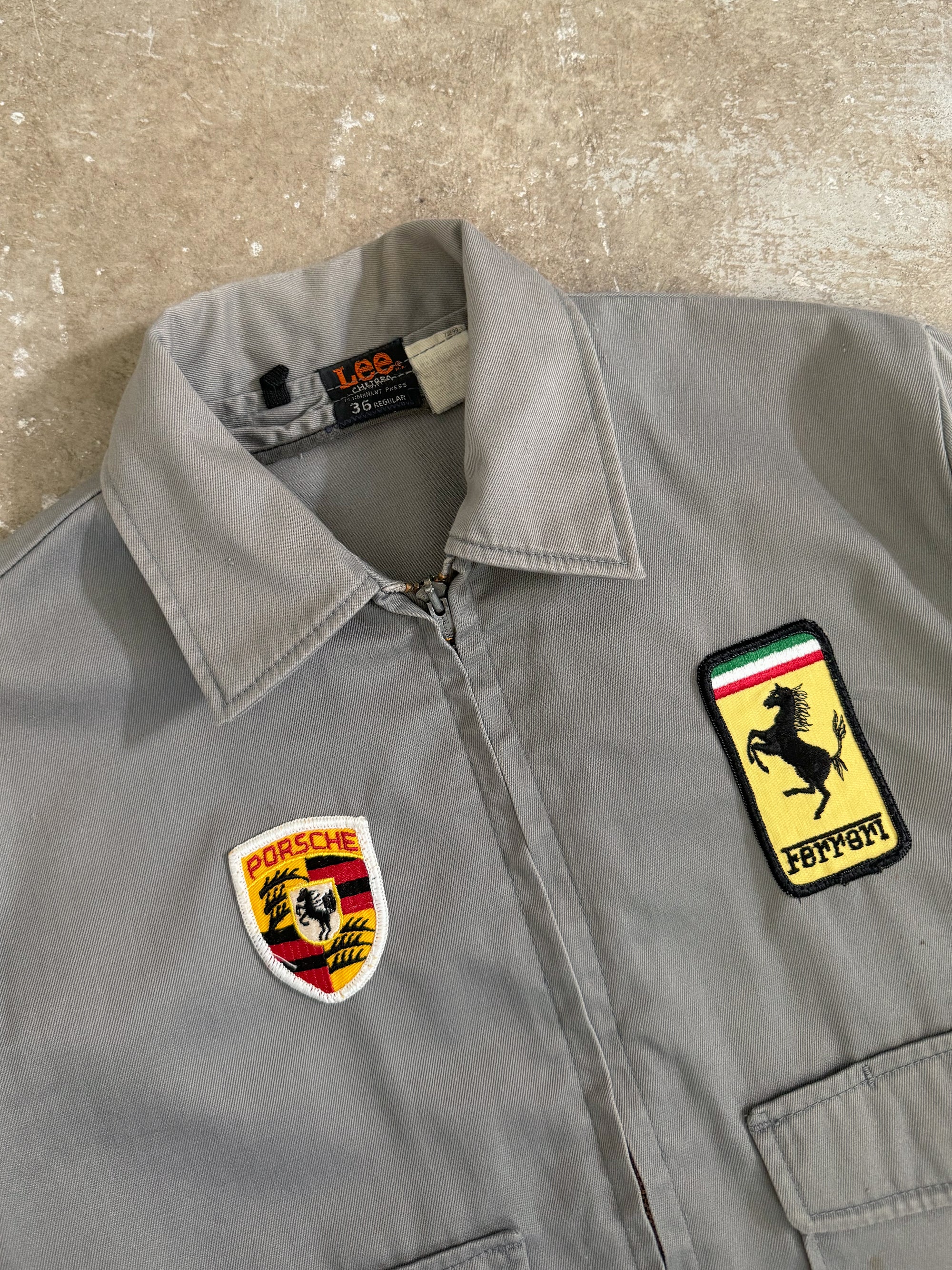 1970s Lee "Porsche Ferrari" Patch Work Jacket (S)