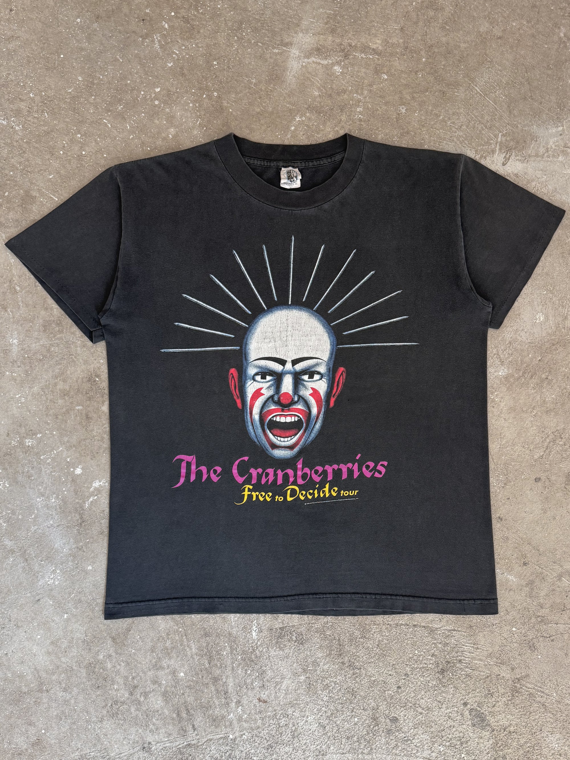 1996 The Cranberries "Free to Decide" Faded Tour Tee (L)