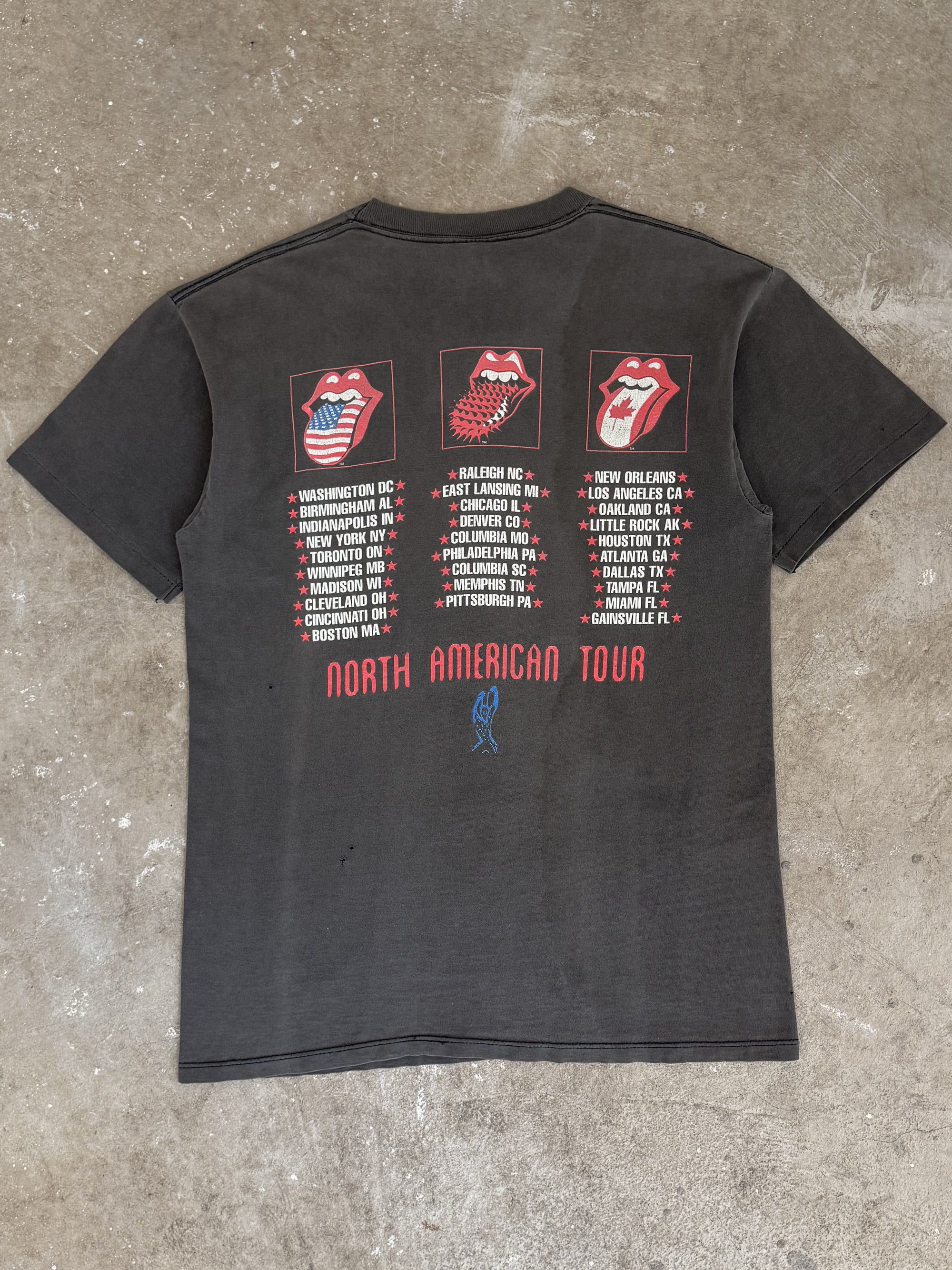 1994 Rolling Stones "North American Tour" Faded Tee (M)