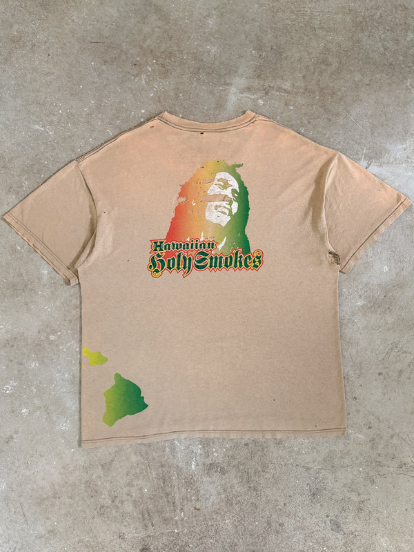 2000s "Hawaiian Holy Smokes" Distressed Tee (XL)