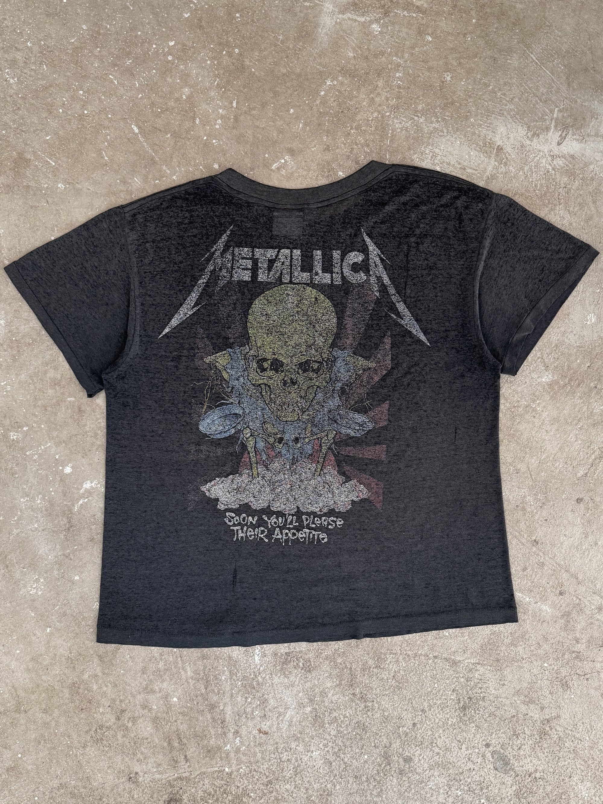 1989 Metallica "Their Money Tips Her Scales Again" Tee (M)