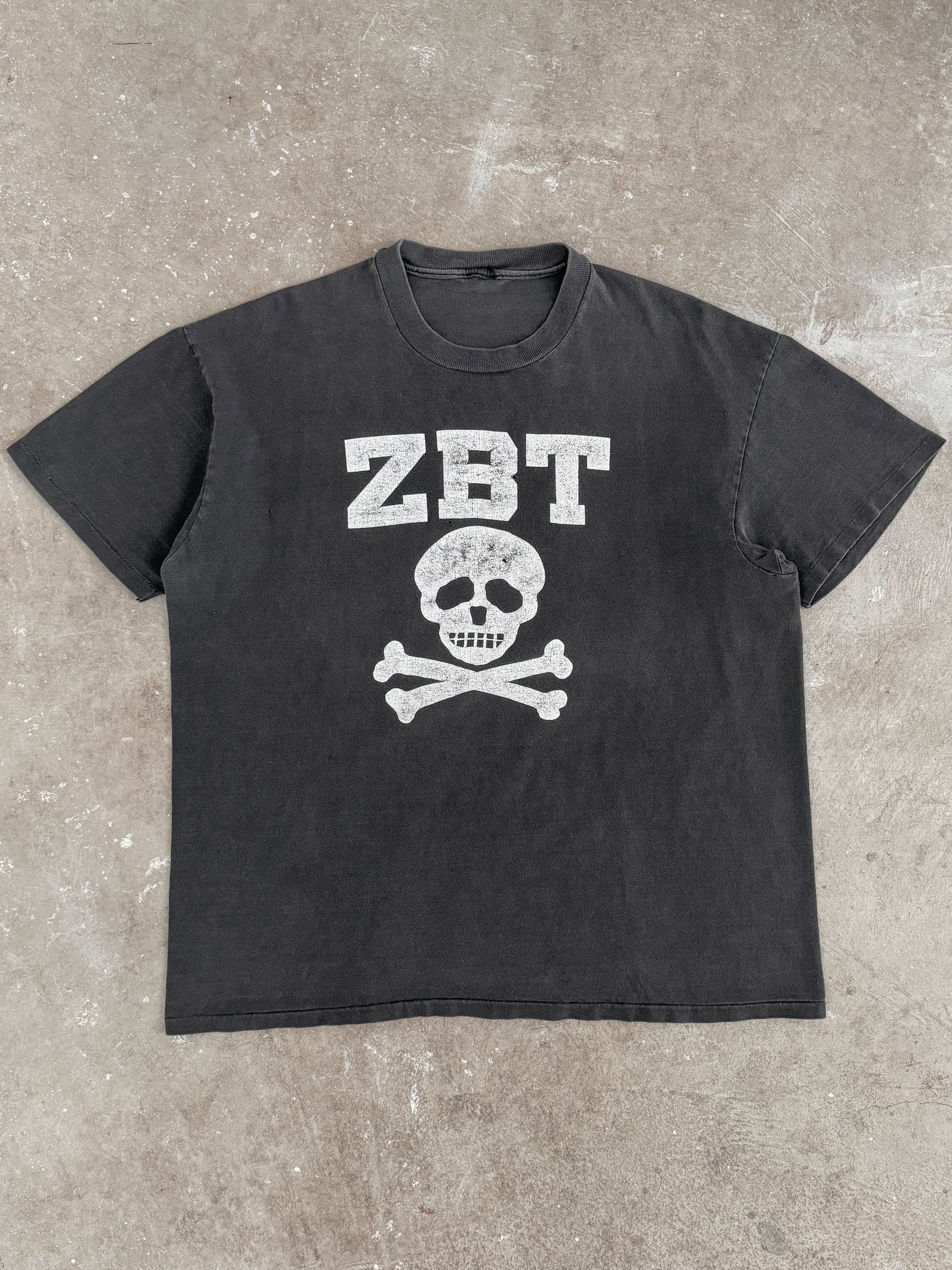 1980s "ZBT Skull" Faded Tee (L/XL)