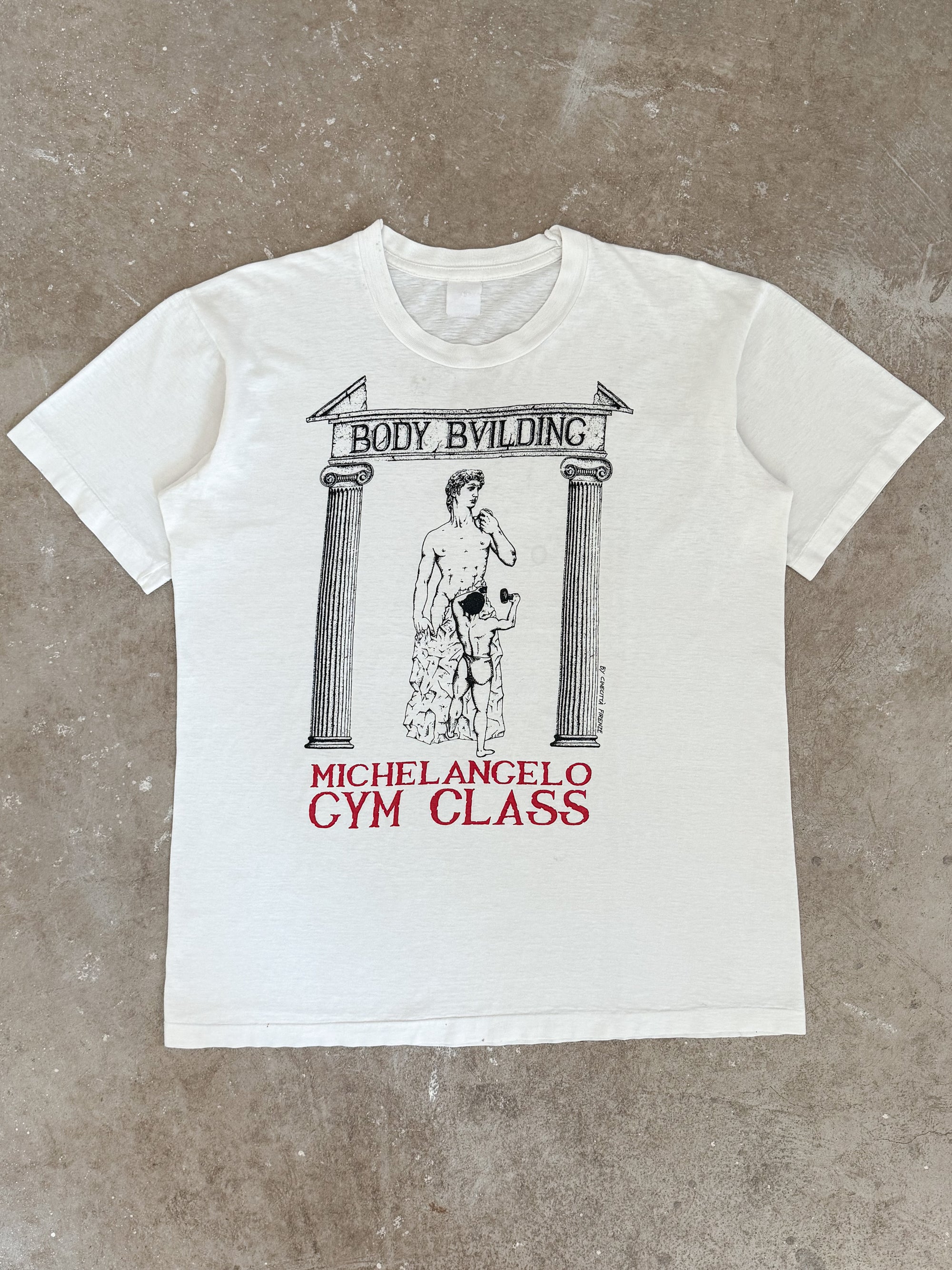 1980s "Michelangelo Gym Class" Tee (M)