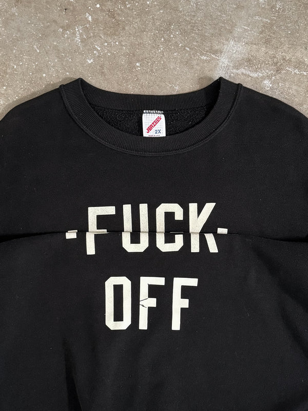 1980s "Fuck Off" Hidden Message Sweatshirt (XL)