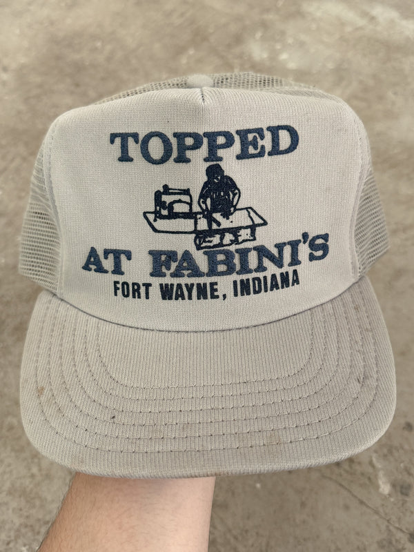 1980s "Topped At Fabini's" Trucker Hat