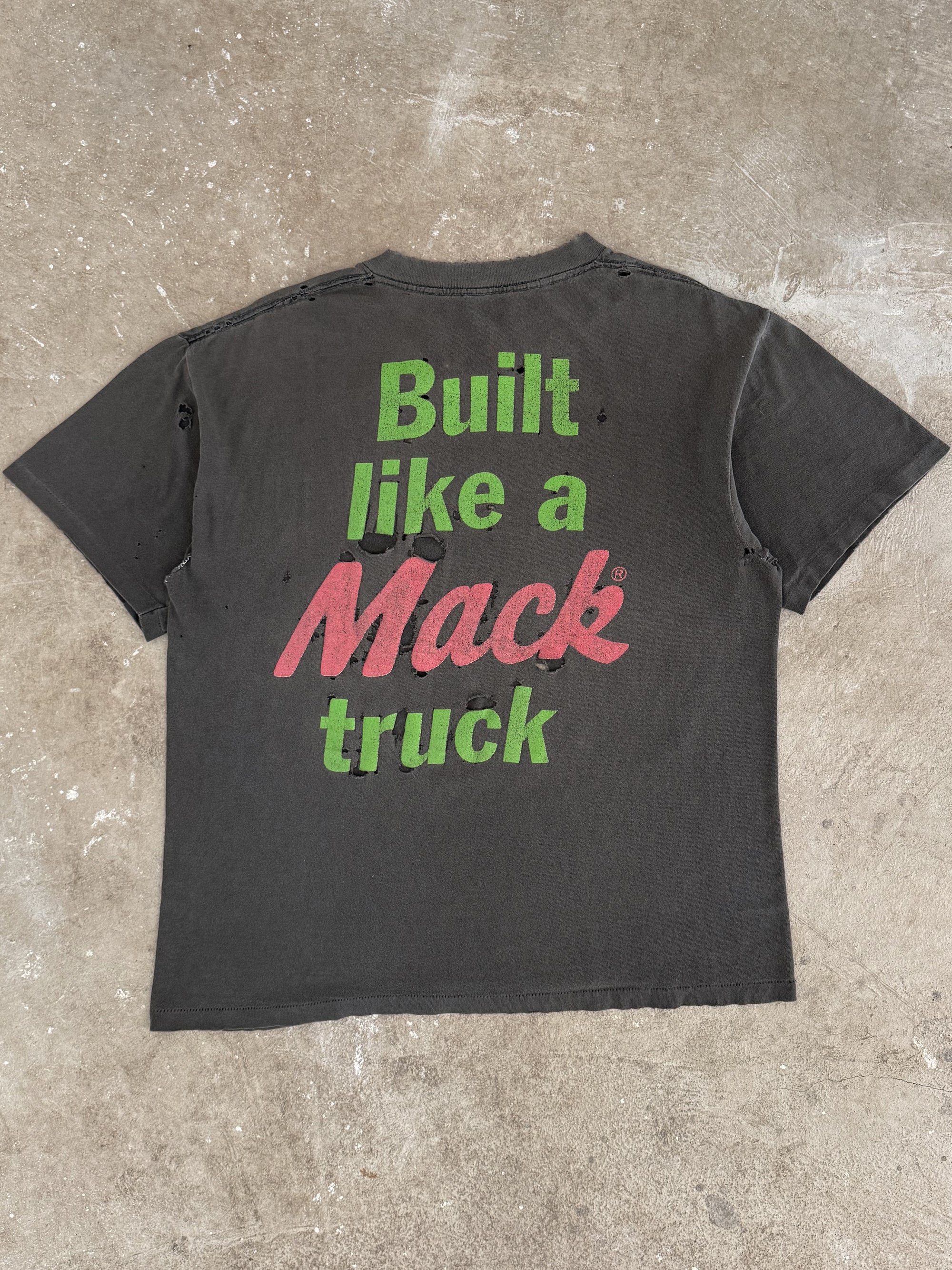 1990s "Mack Trucks" Faded Tee (L)