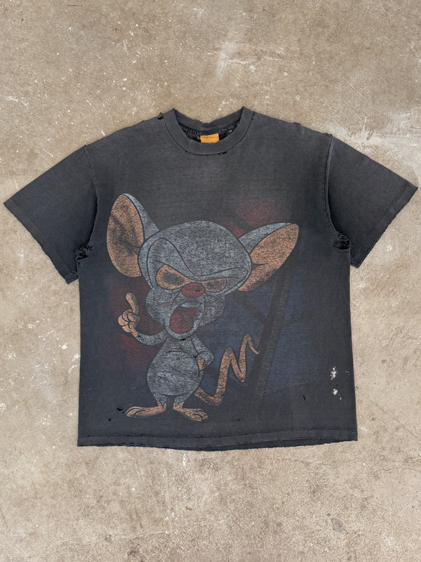 1990s "Pinky and the Brain" Faded Tee (XL)