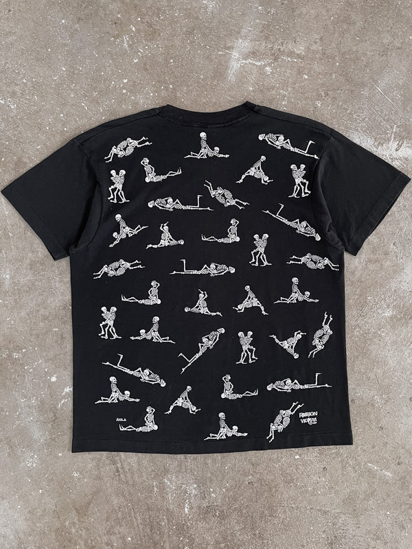 1980s/90s Fashion Victim “Skeleton Sex Positions” Tee (M)