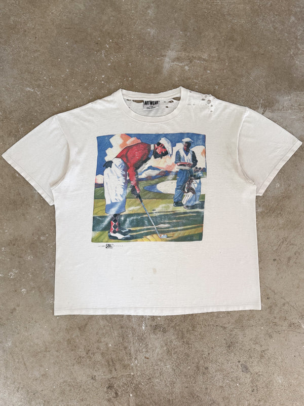 1990s "Cassidy Golf Art" Thrashed Tee (XL)