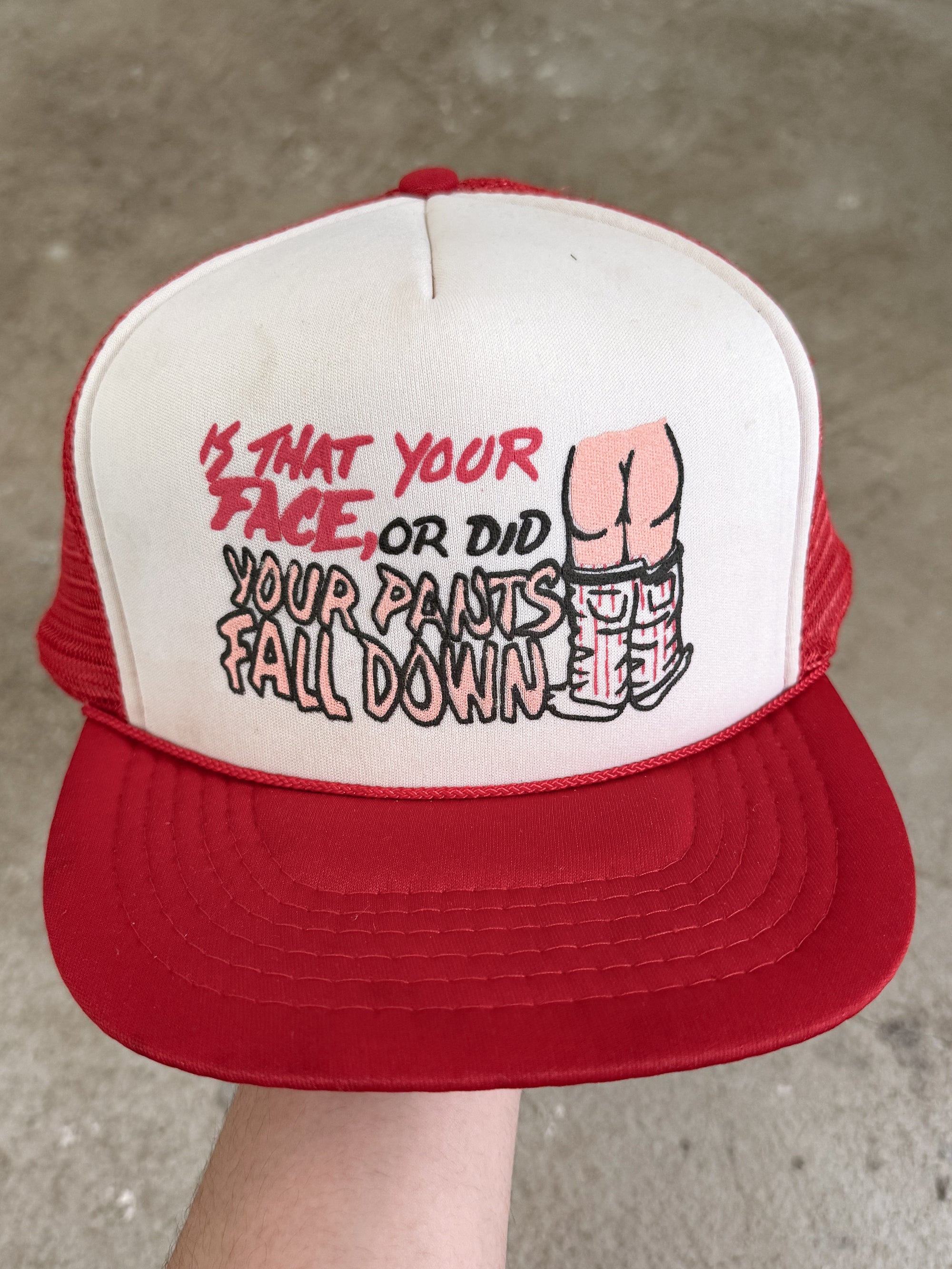 1980s/90s "Is That Your Face..." Trucker Hat