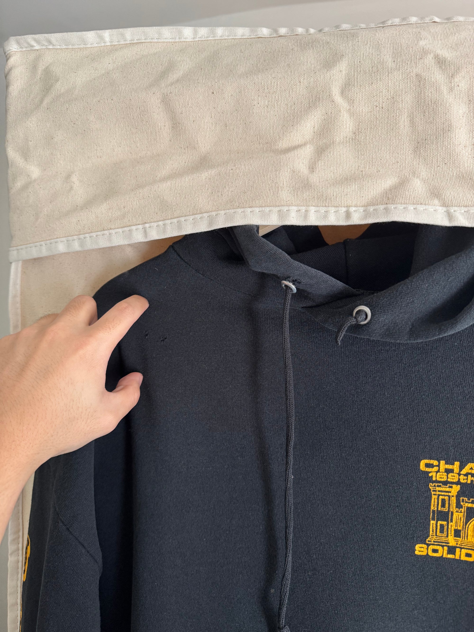 1990s "Charlie Cobras" Hoodie (L)