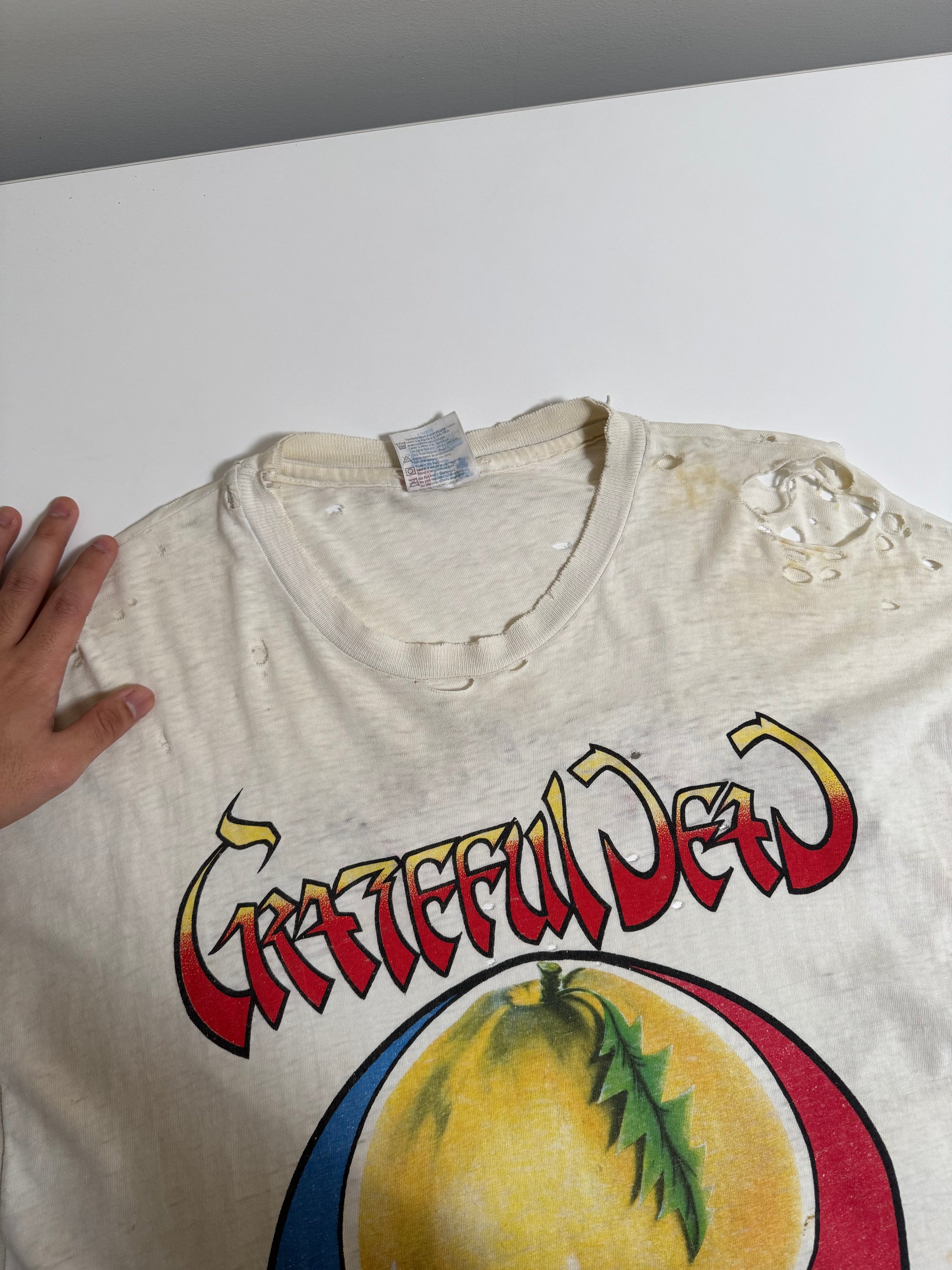 1994 Grateful Dead "Atlanta Peach" Thrashed Tee (XL)